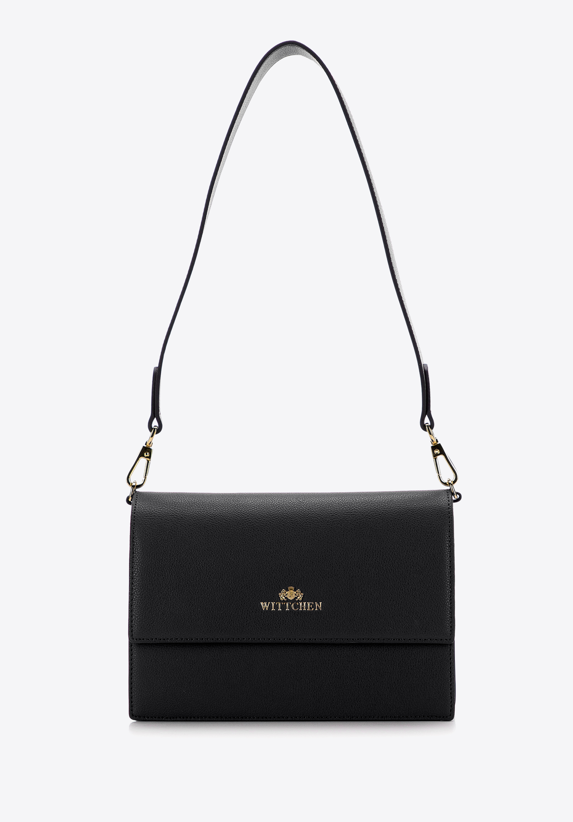 Damska torebka skórzana dwukomorowa klasyczna