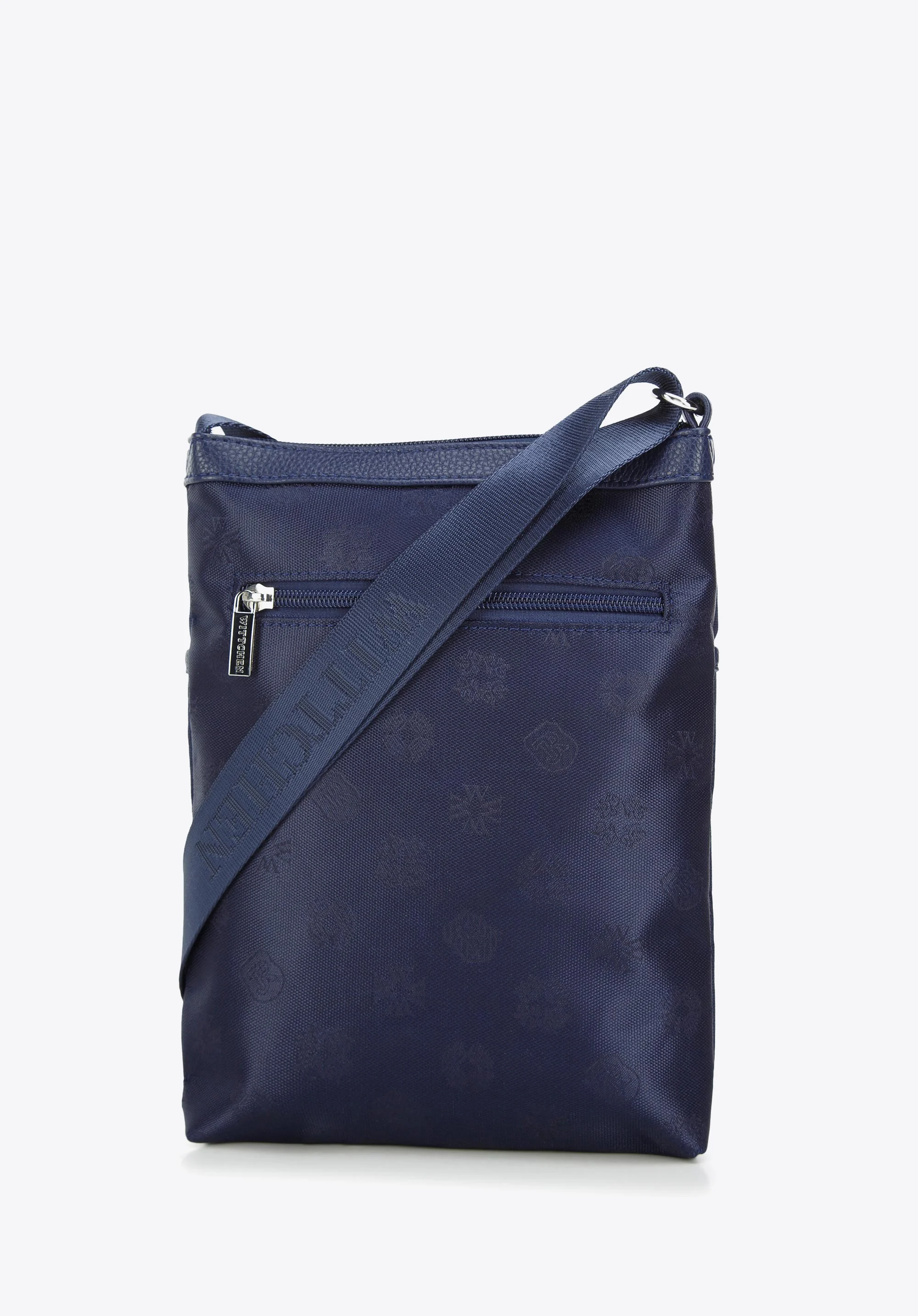 Damska listonoszka z tkaniny w logo z kieszonką