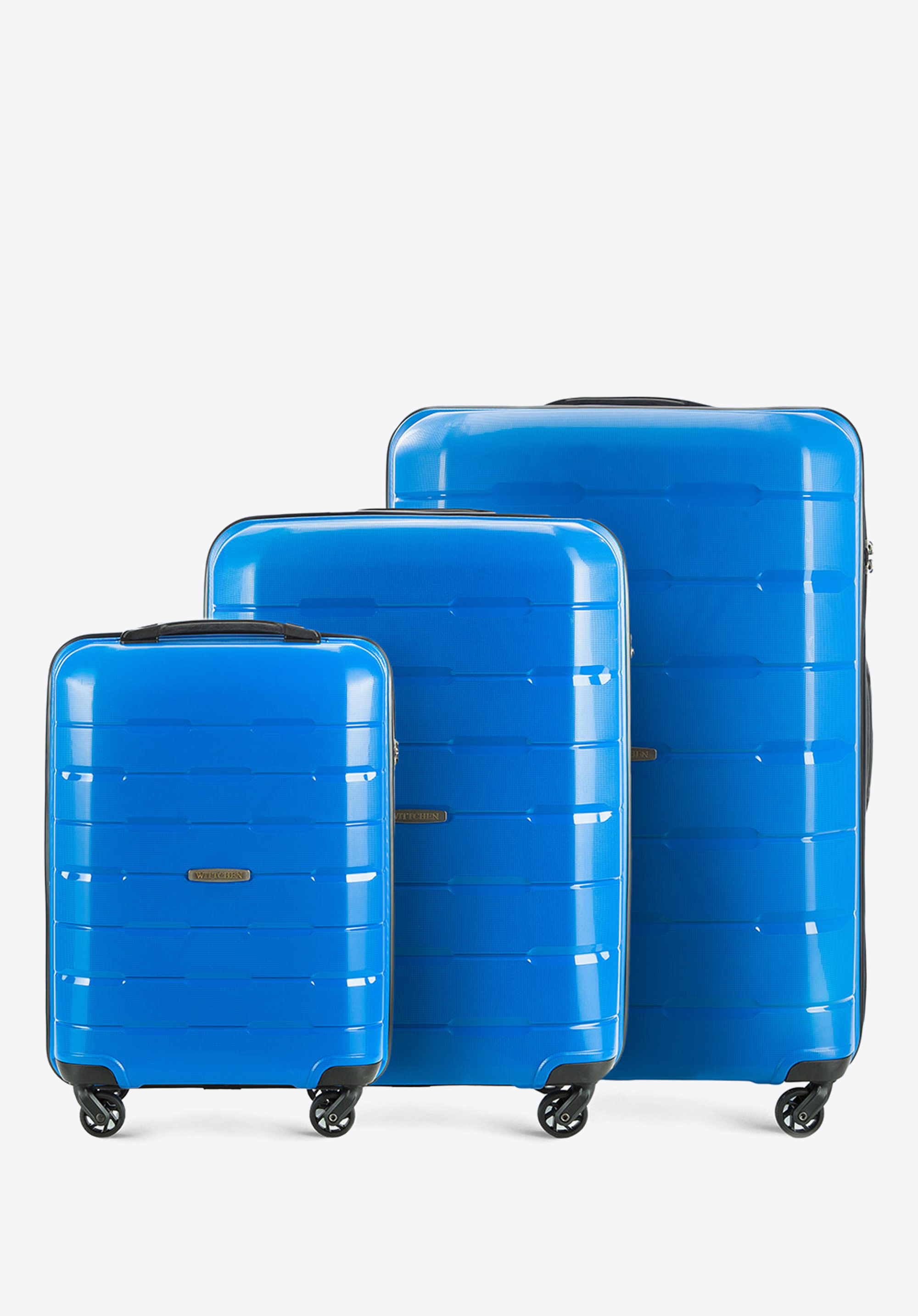 Walizka kabinowa z polipropylenu żłobiona