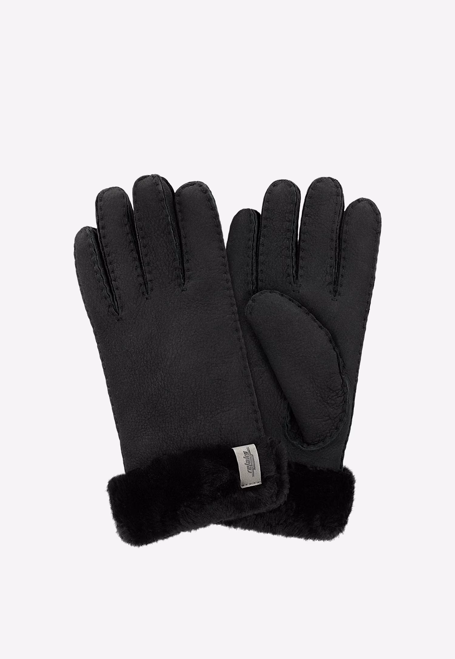 Ciepłe beżowe rękawiczki RELAKS