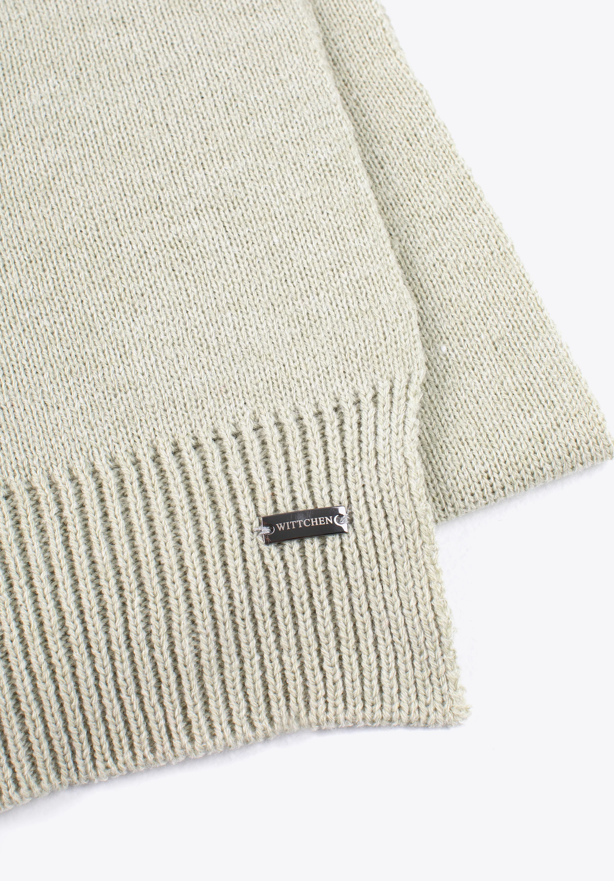 Damski szalik klasyczny ze ściągaczem