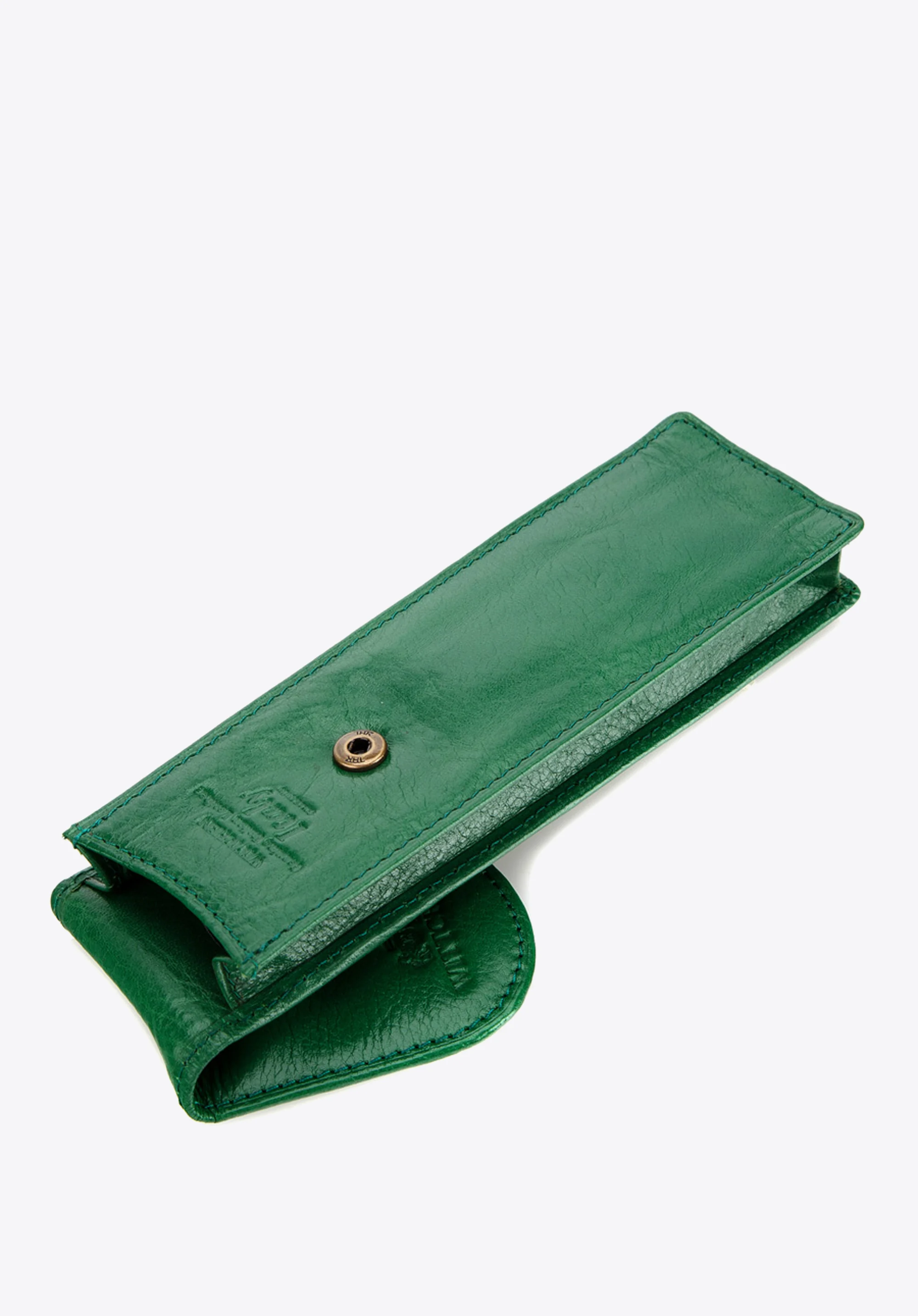 Etui na długopisy ze skóry proste