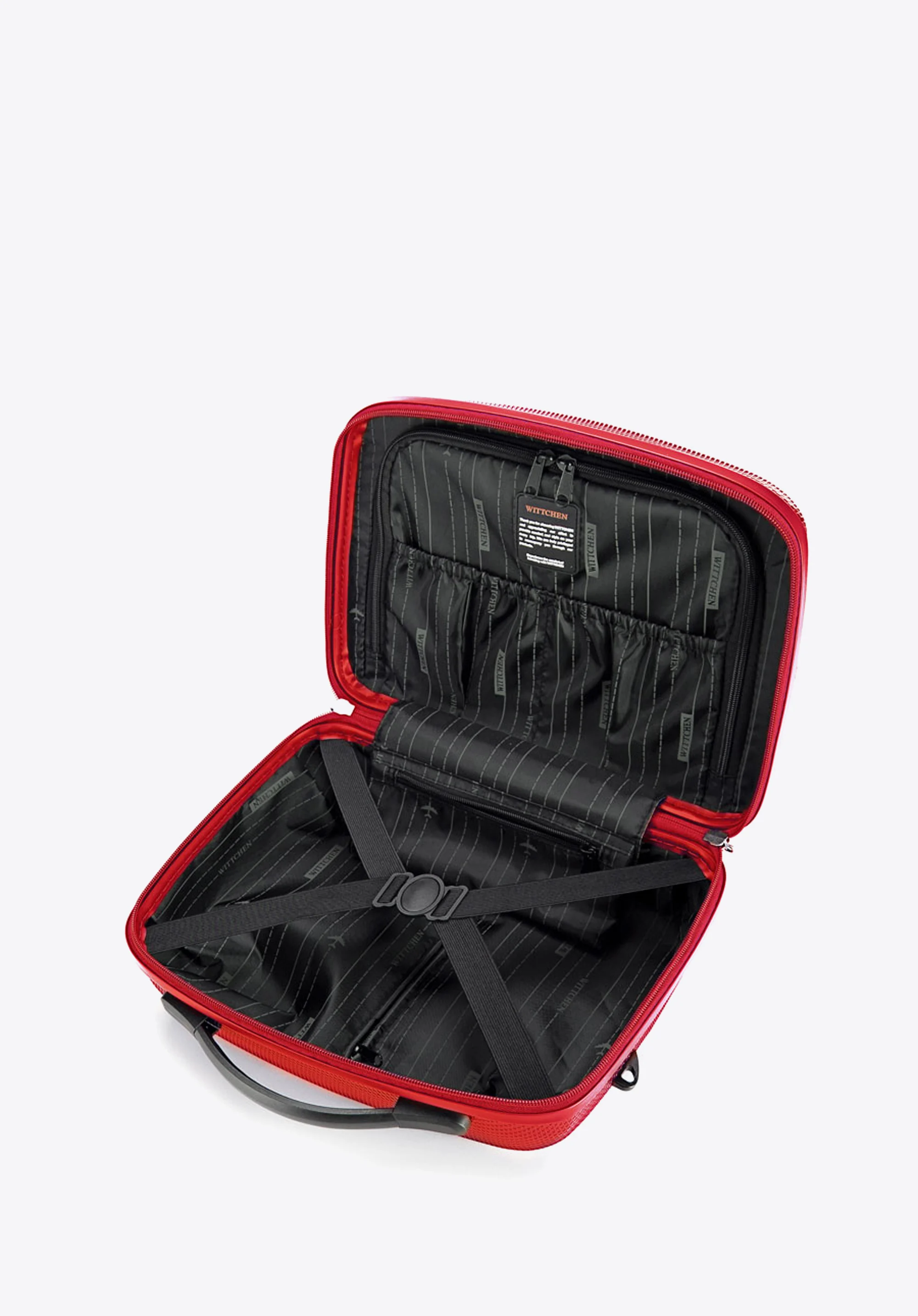 Walizka kabinowa z polikarbonu jednokolorowa