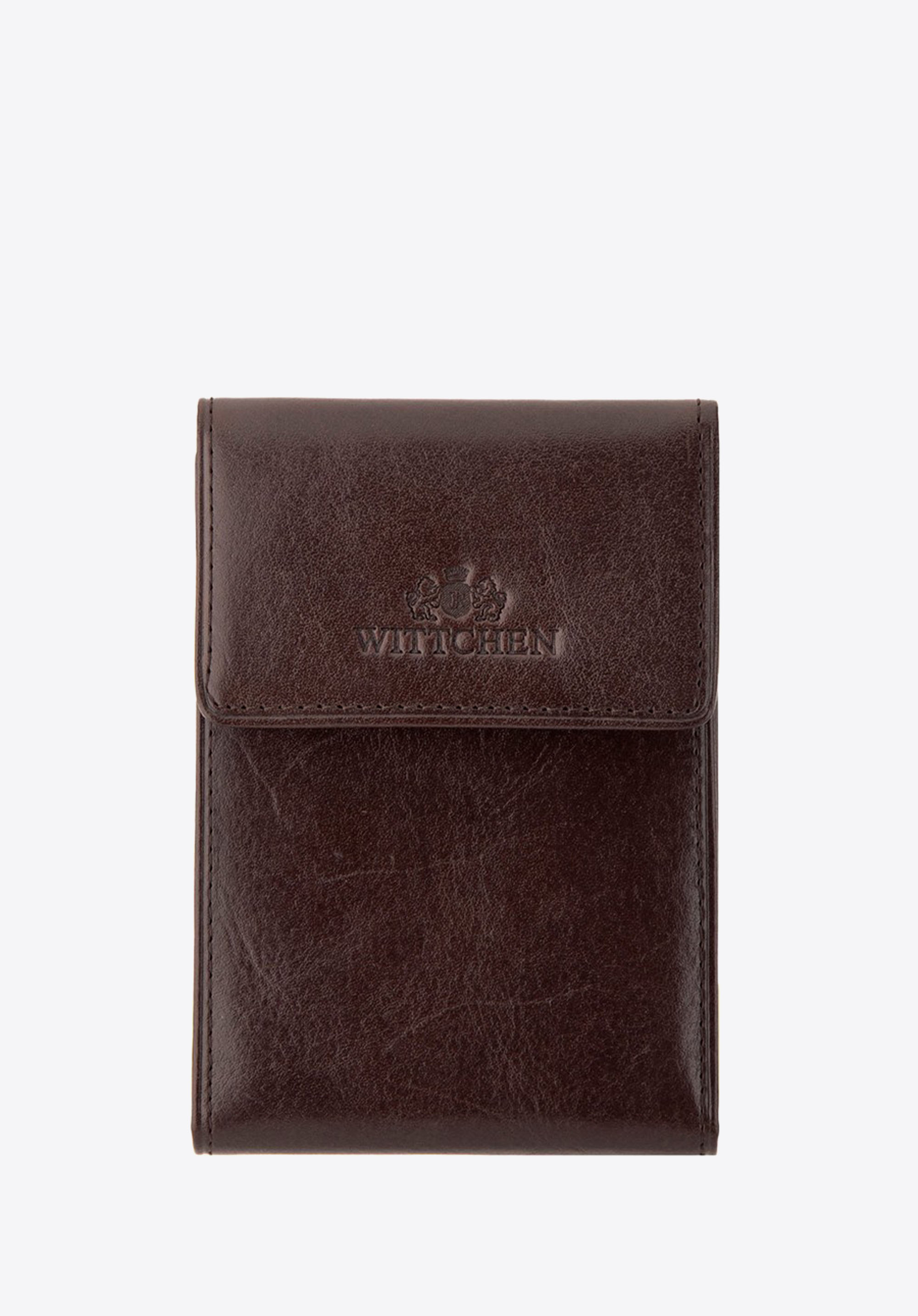 Etui na karty skórzane proste