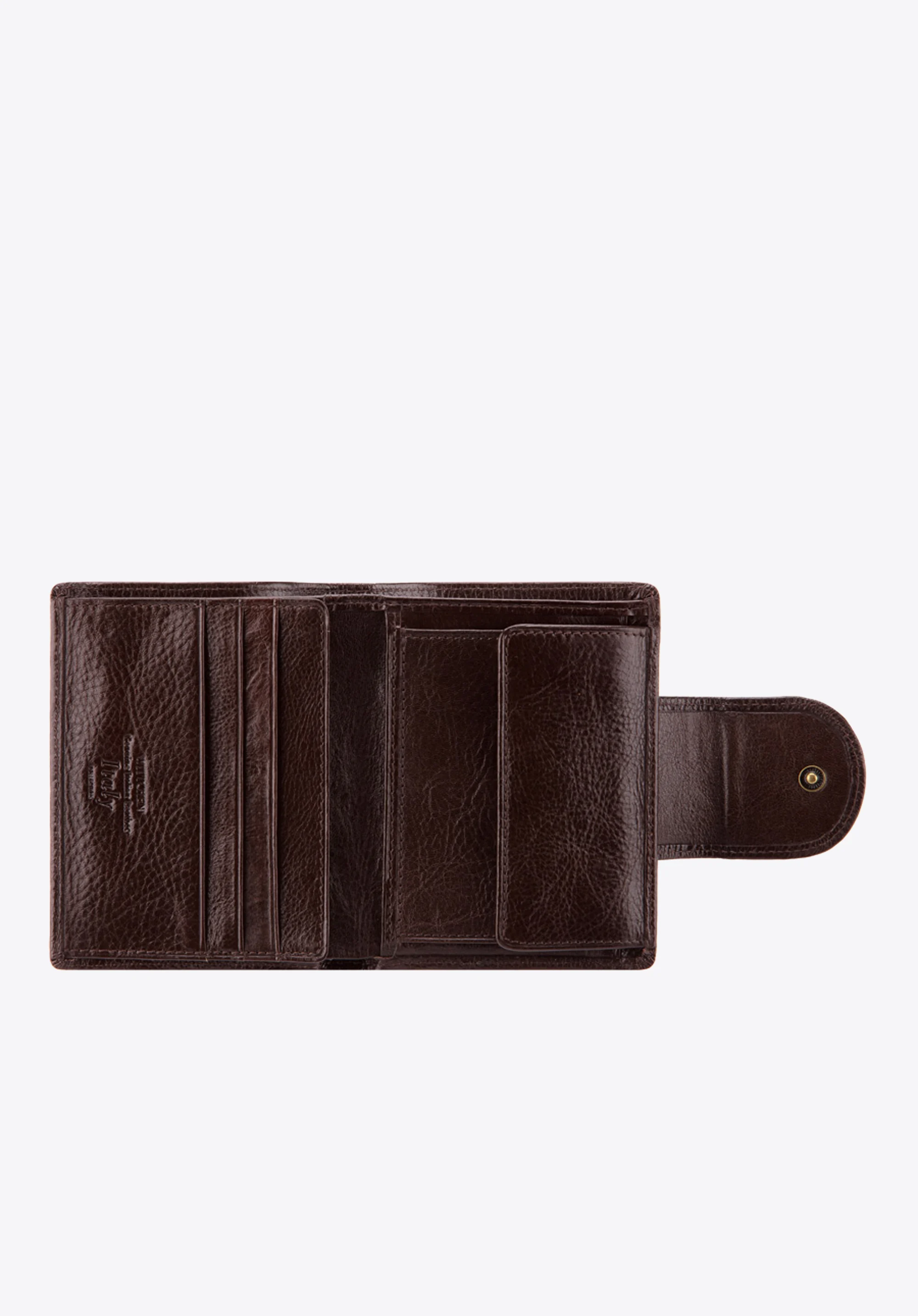 Damski portfel skórzany z elegancką napą