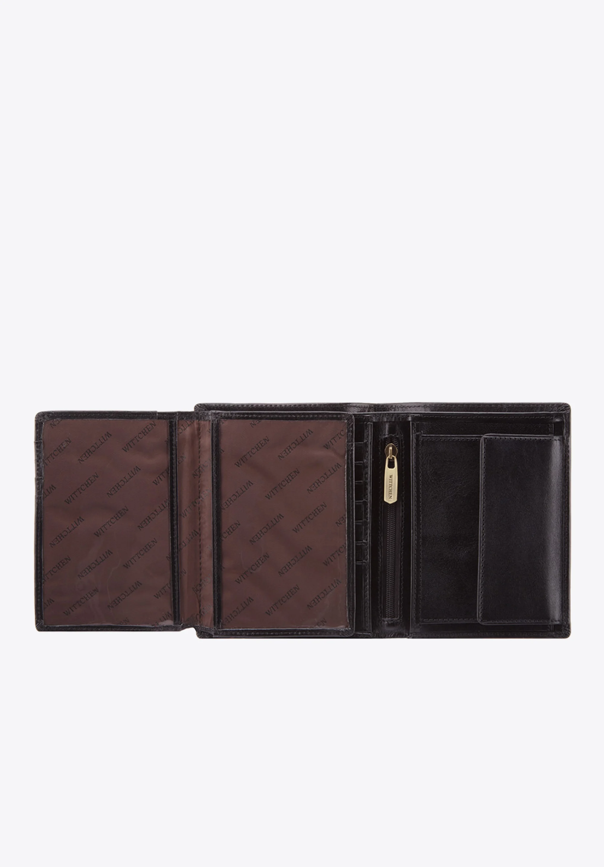 Męski portfel skórzany rozkładany duży