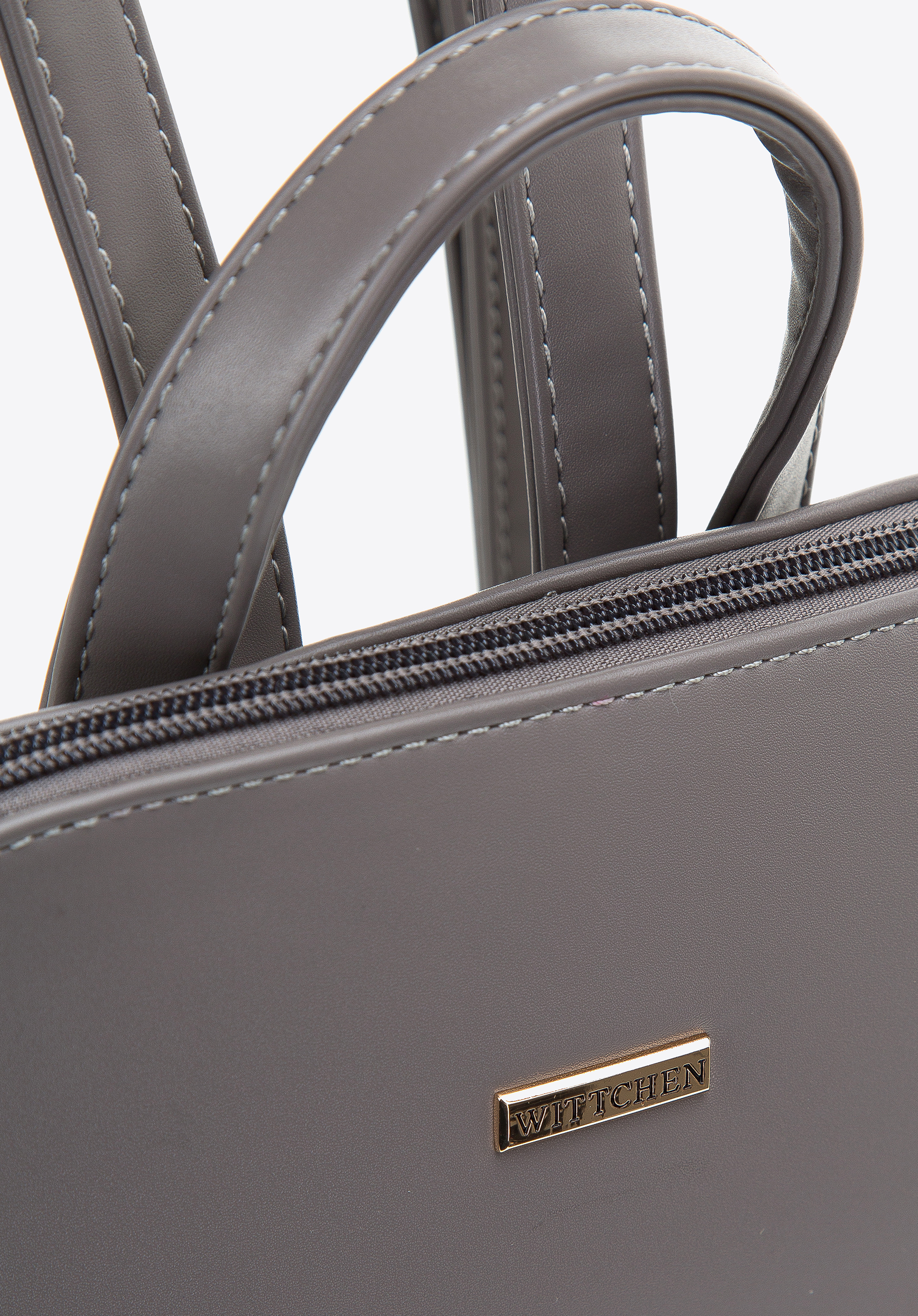 Damski plecak z ekoskóry trapezowy