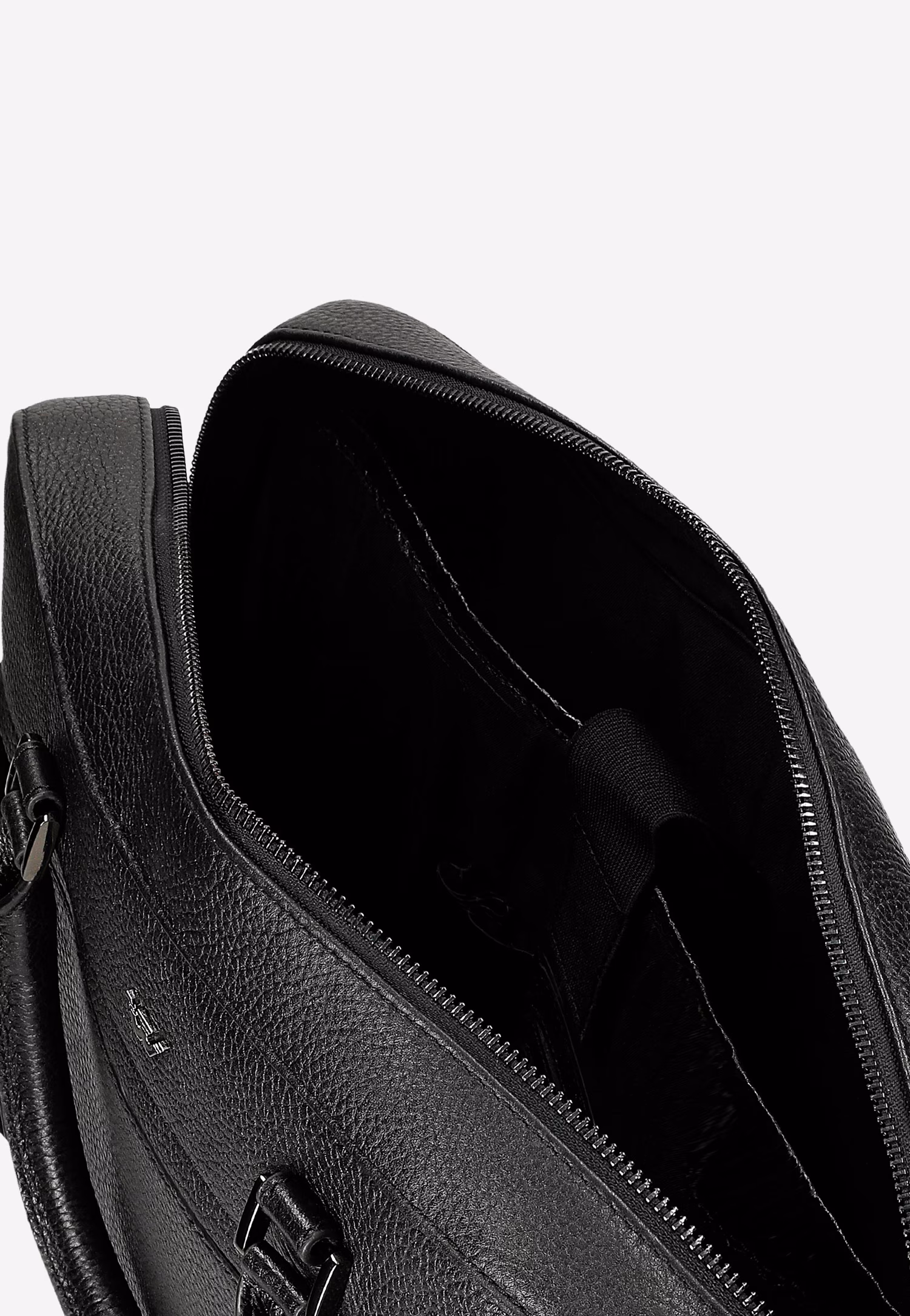 Czarna torba męska do ręki i na ramię