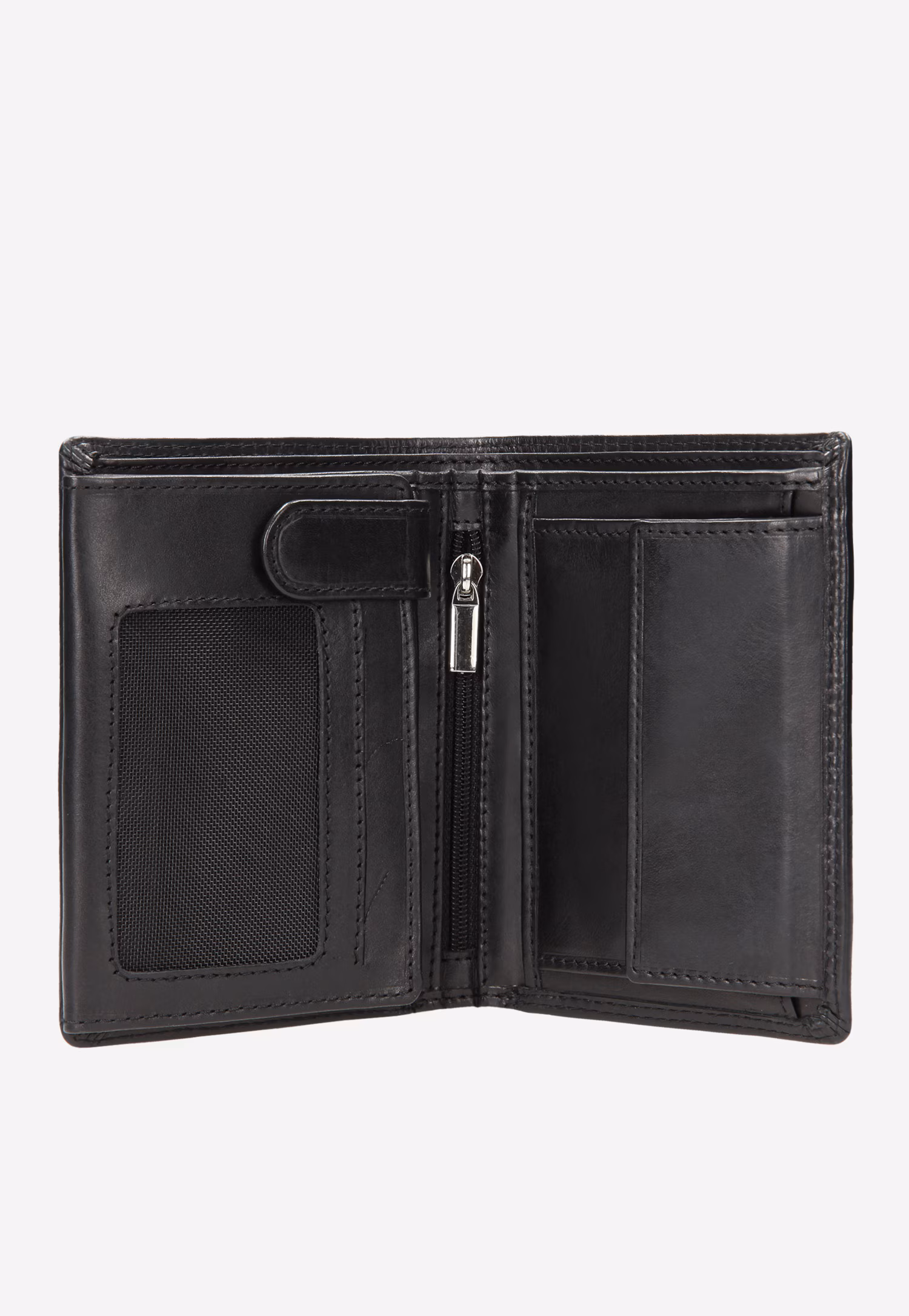 Funkcjonalny czarny portfel męski