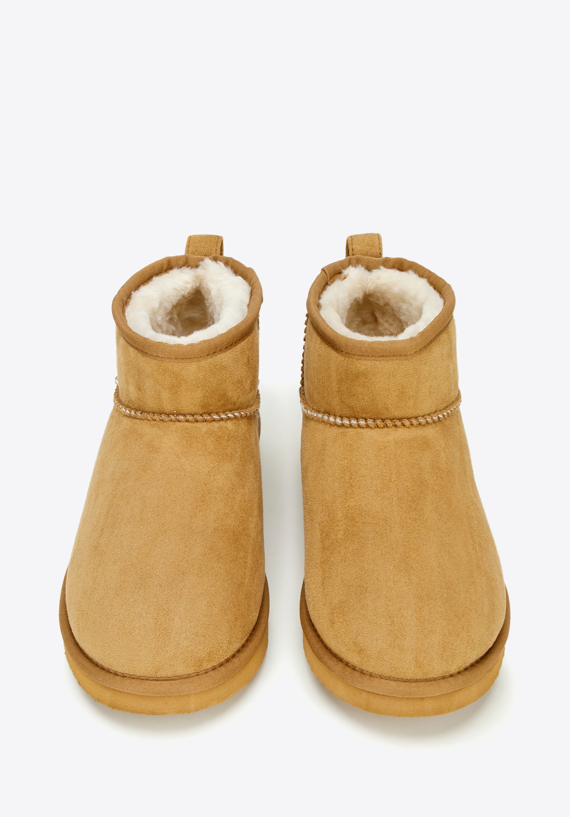 Damskie botki z ekoskóry krótkie