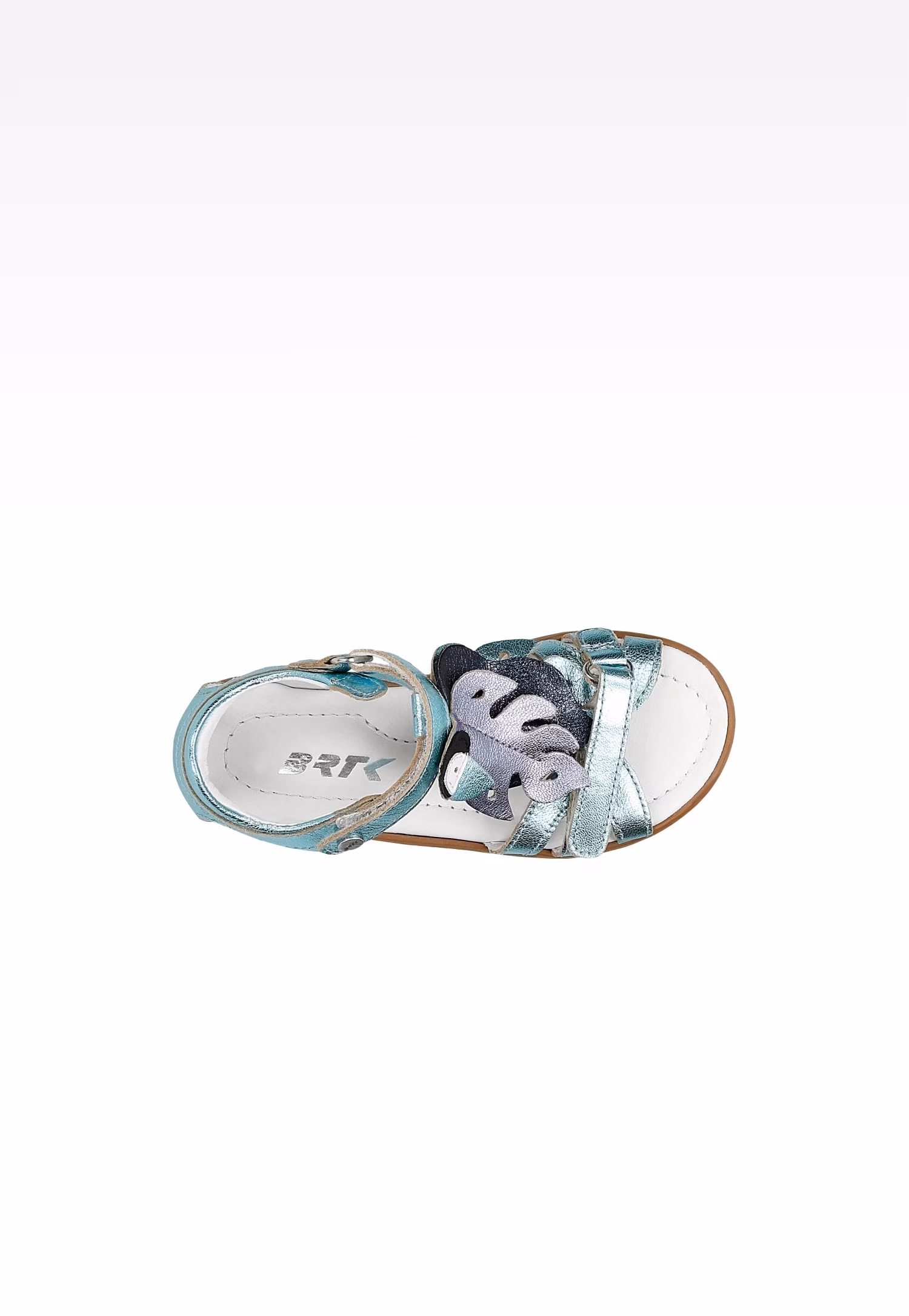 Sandały BARTEK 16182038  II, dla dziewcząt, niebieski