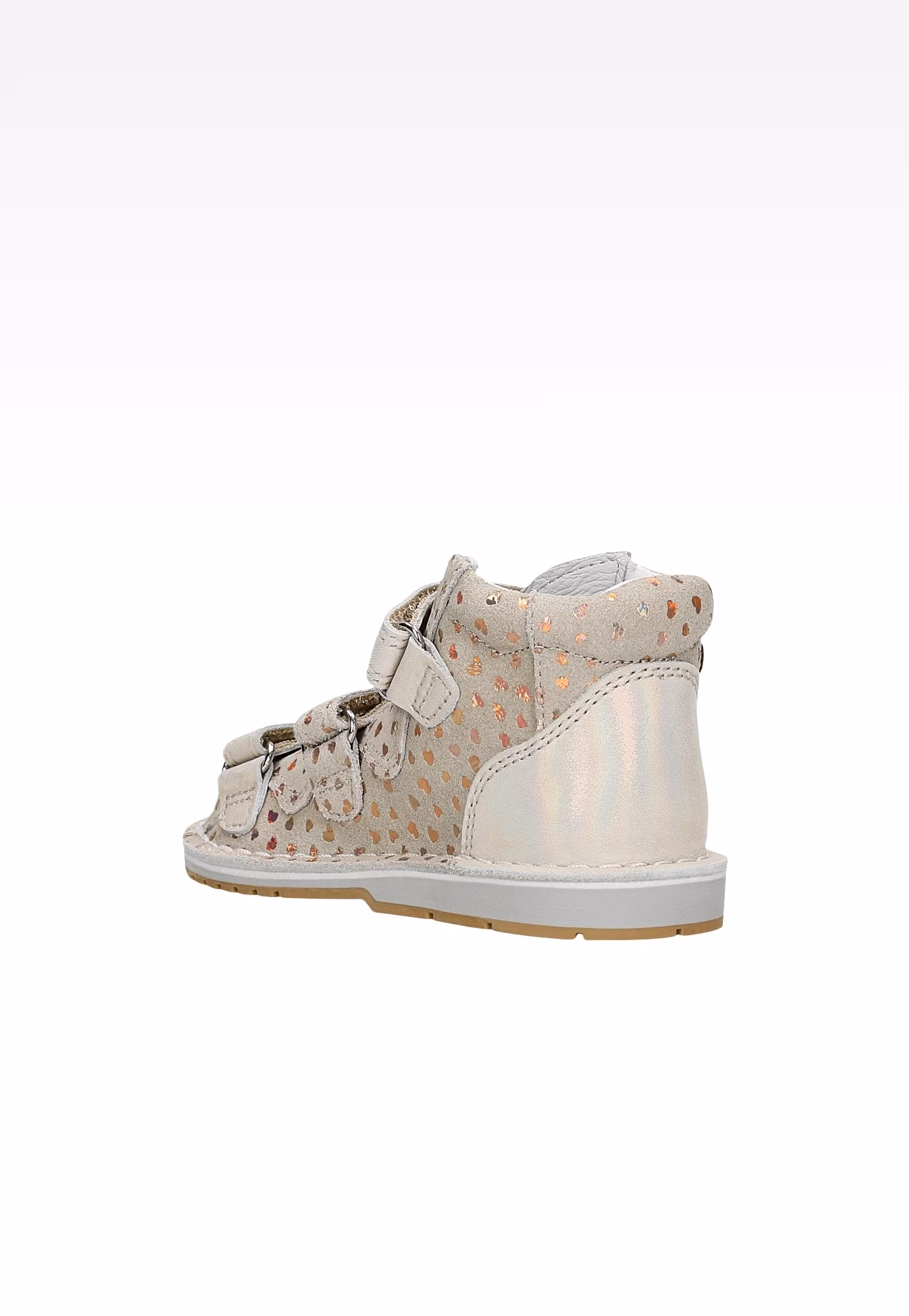 Sandały zabudowane BARTEK, 85500-65, dla dziewcząt, różowe