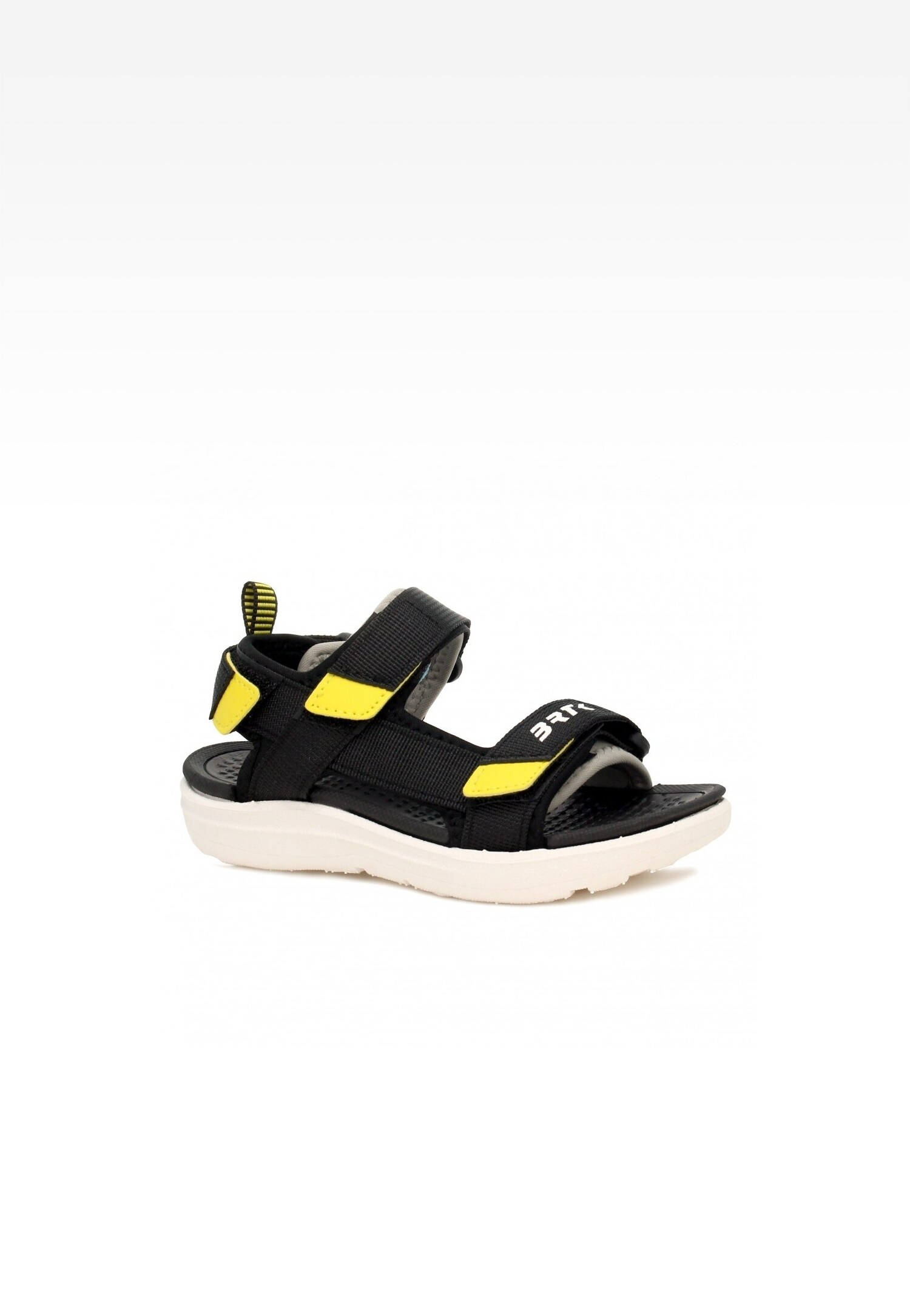 Sandały BARTEK 16054004, dla dziewcząt, czarno-żółty