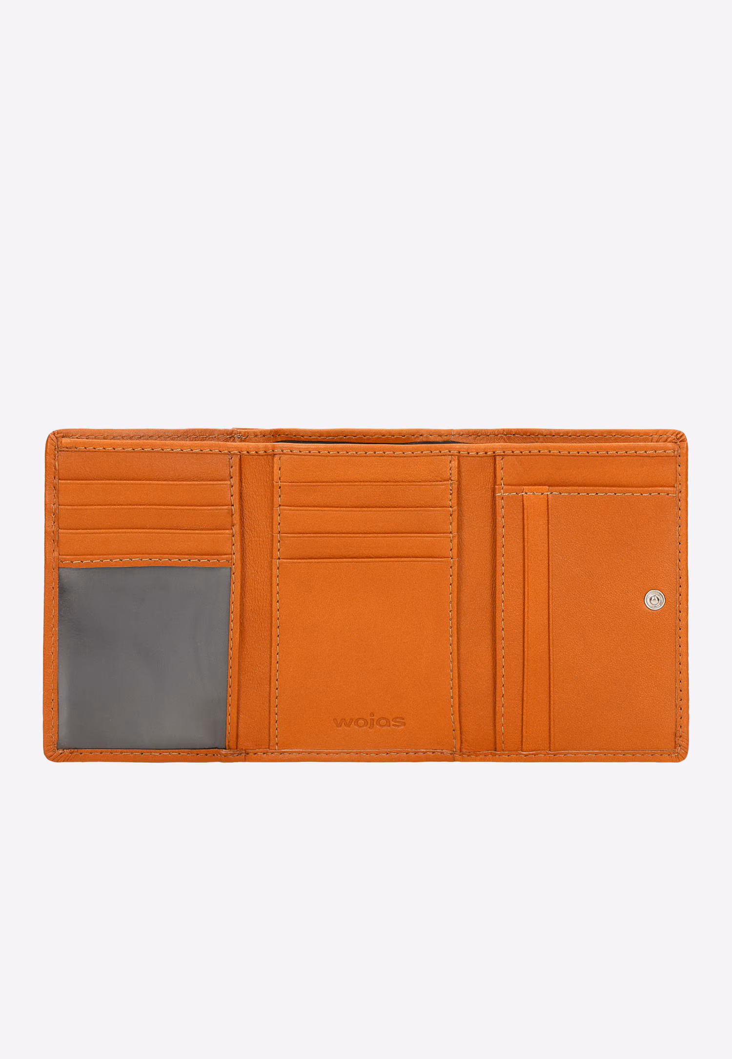 Brązowy mały portfel z ochroną RFID