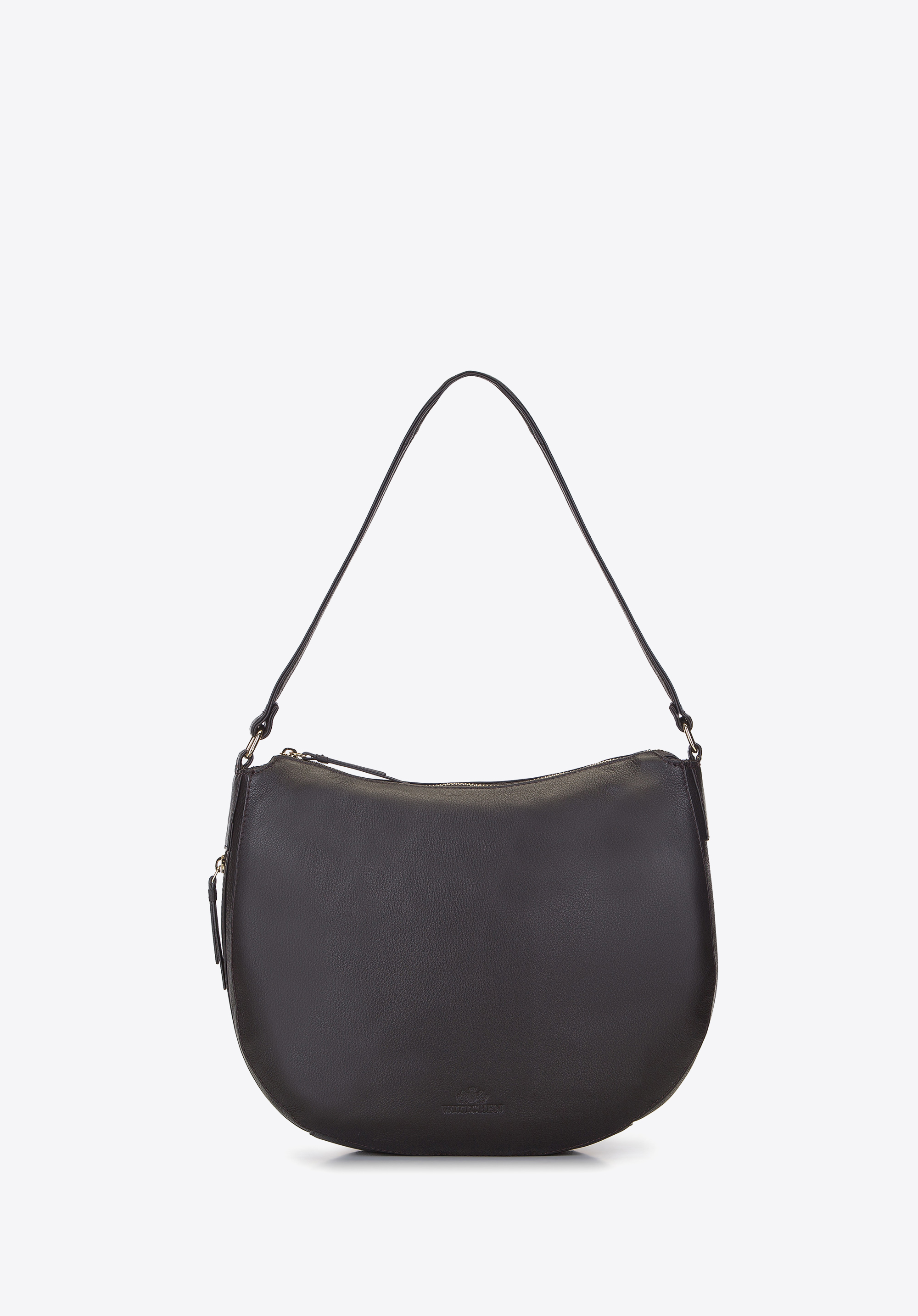 Torba worek ze skóry zaokrąglona