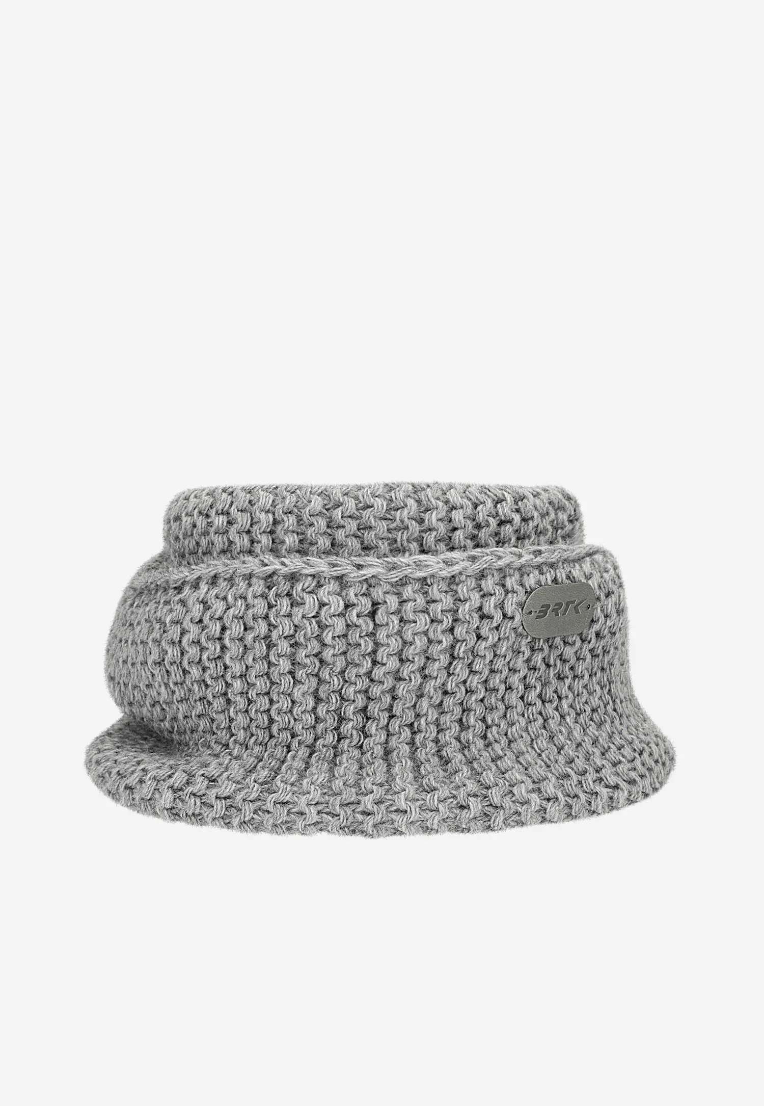 Popielaty zestaw dziecięcy BARTEK czapka z odblaskowym pomponem + komin 8560580