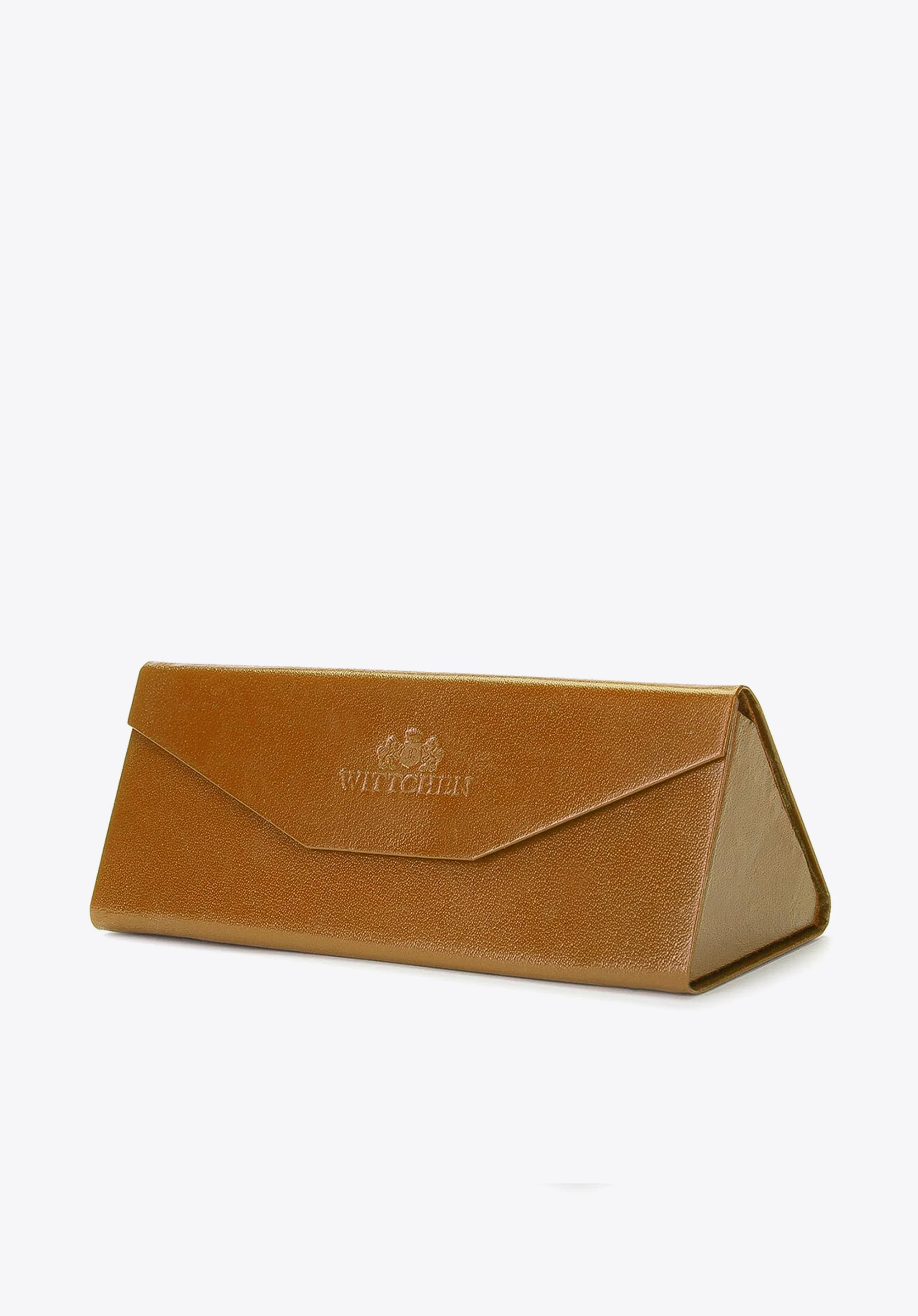 Etui na okulary skórzane składane