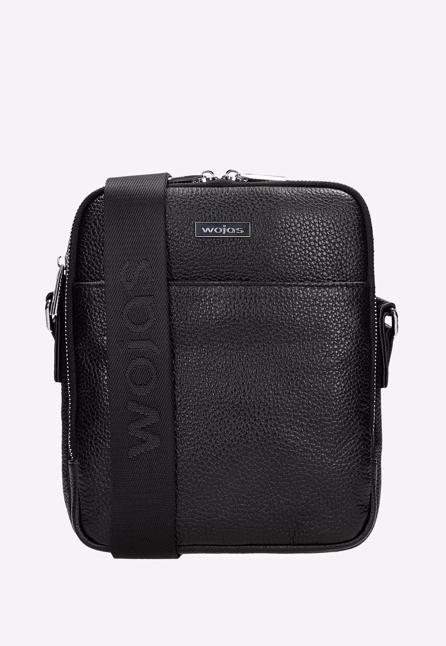 Mała czarna torba męska przez ramię