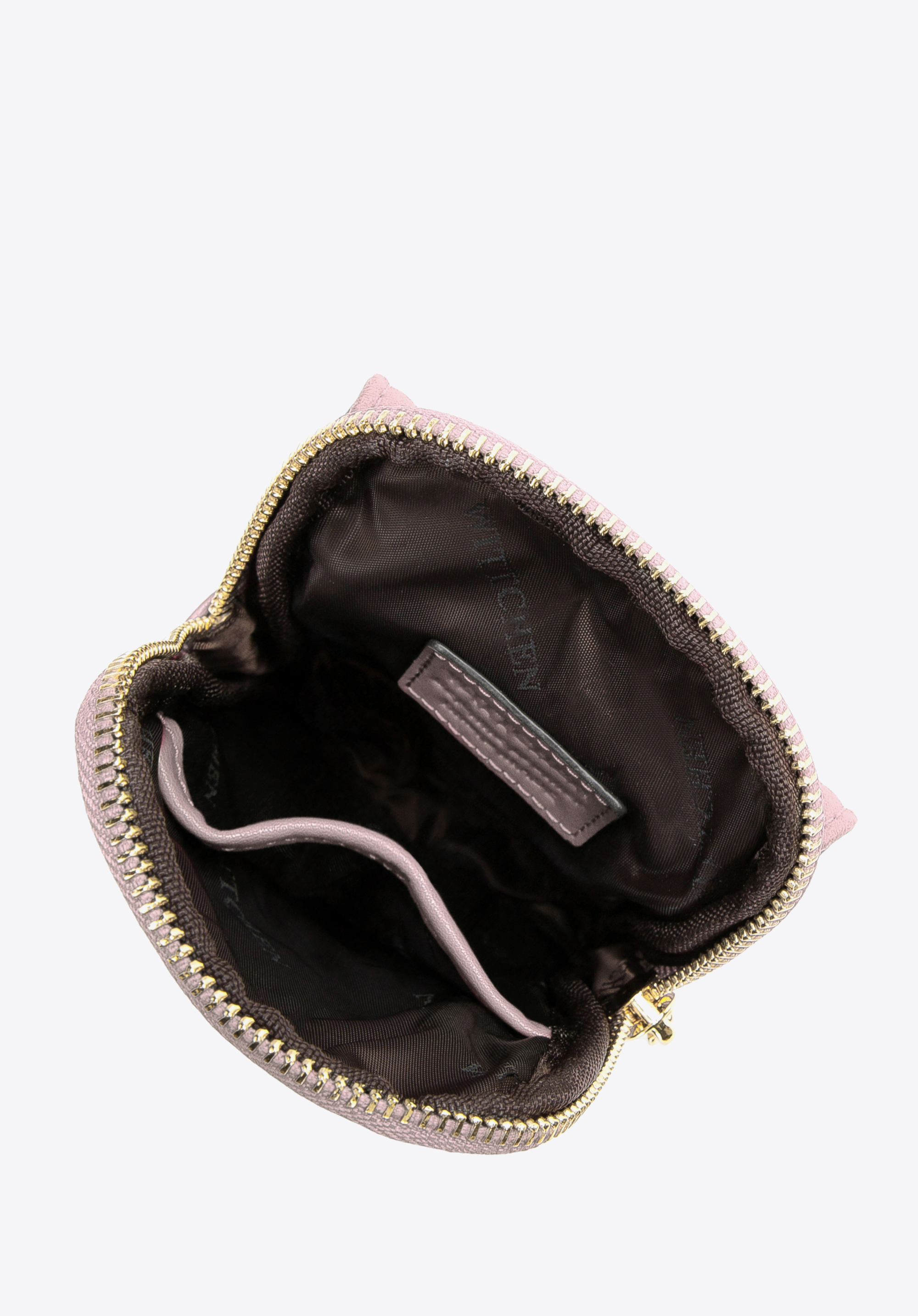 Damska minitorebka z pikowanej skóry