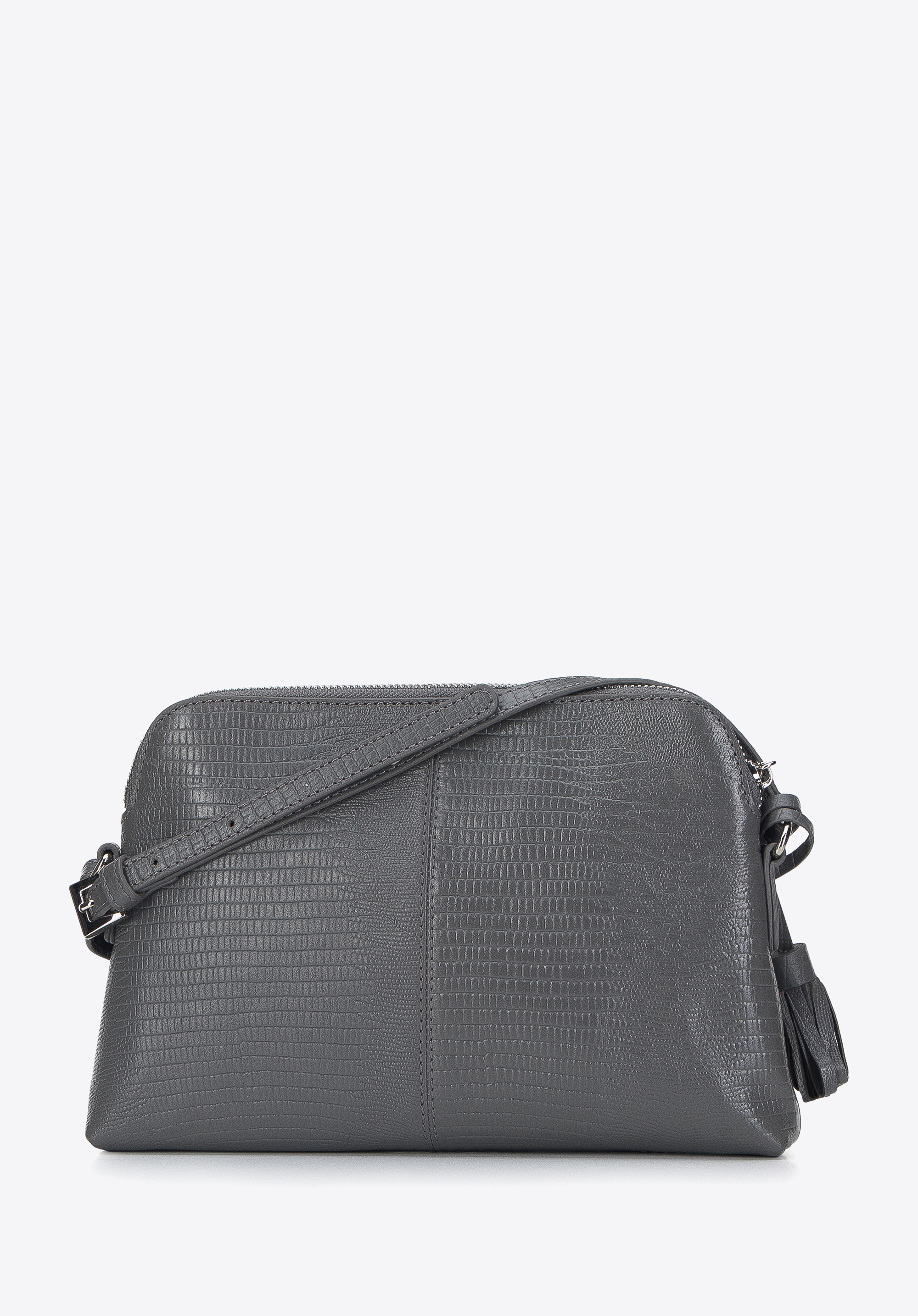 Damska listonoszka skórzana z chwostem