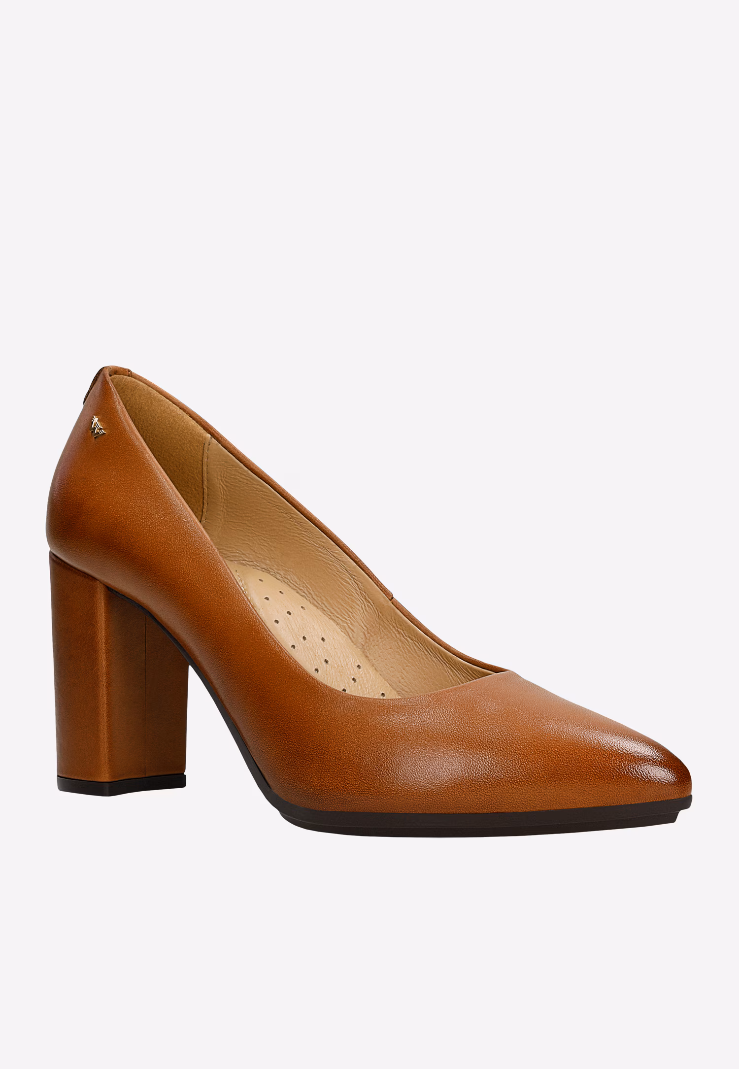 Czarne czółenka na słupku