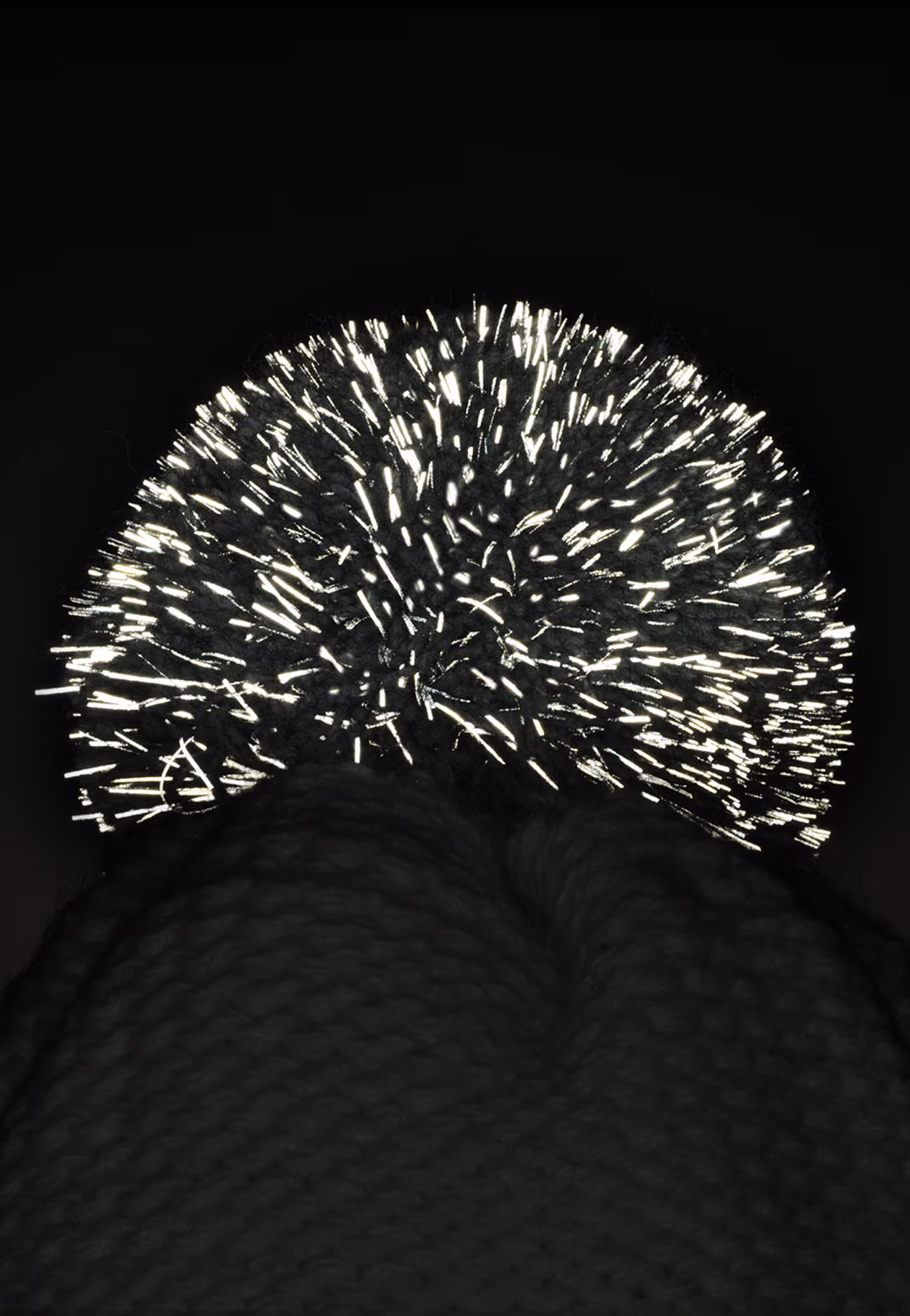 Popielaty zestaw dziecięcy BARTEK czapka z odblaskowym pomponem + komin 8560580