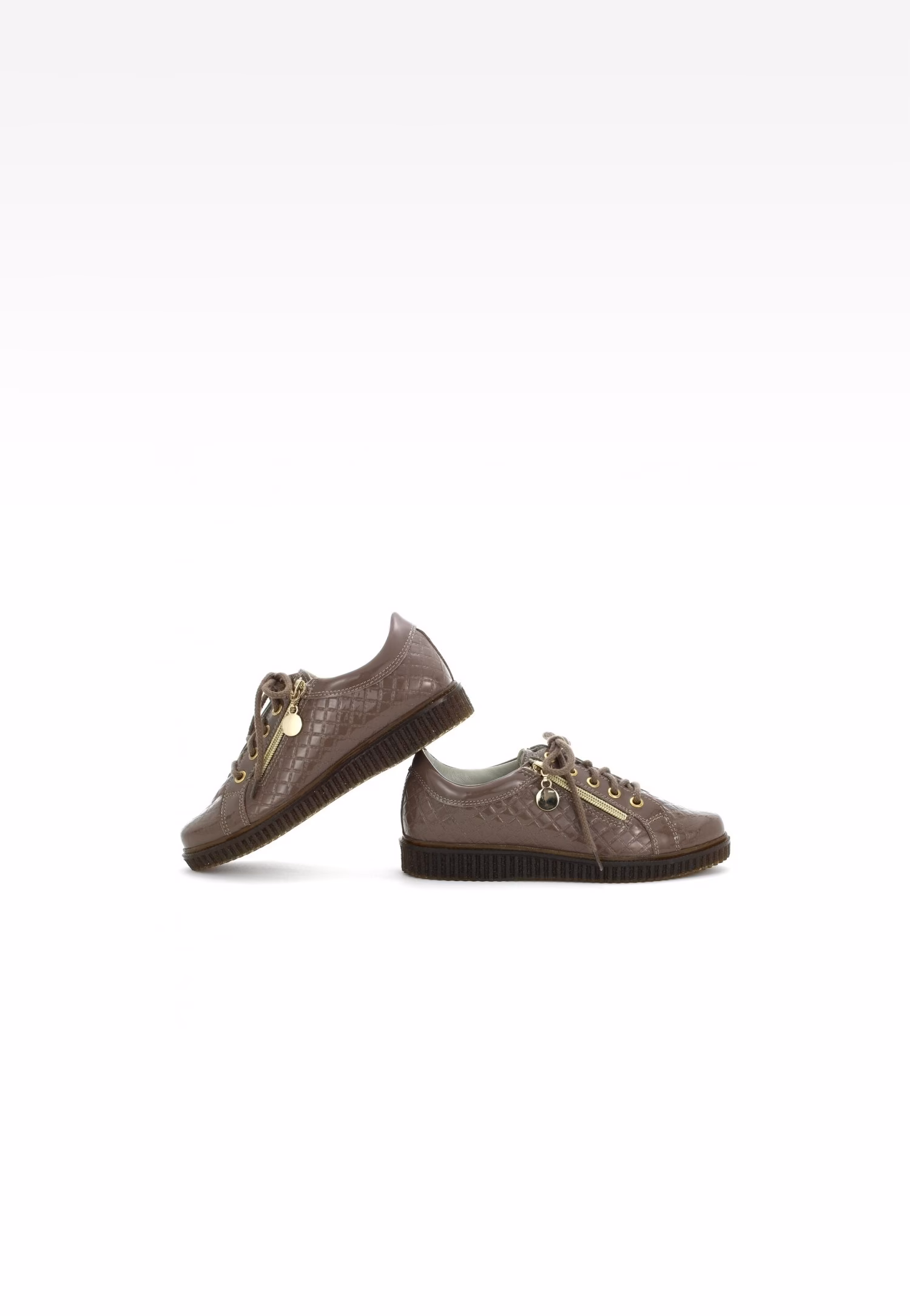 Półbuty BARTEK W-98618/SZ/1HJ, dla dziewcząt, kawa z mlekiem