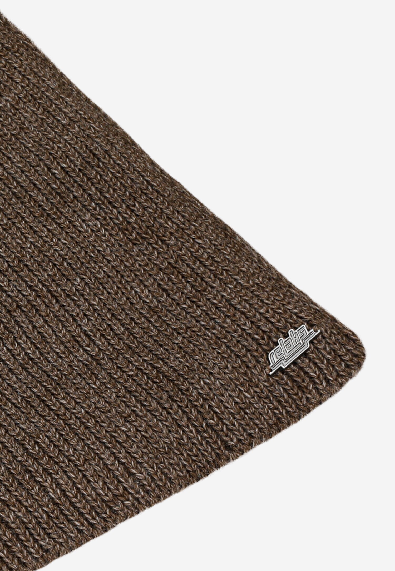 Czarny szalik RELAKS ze złotą nitką