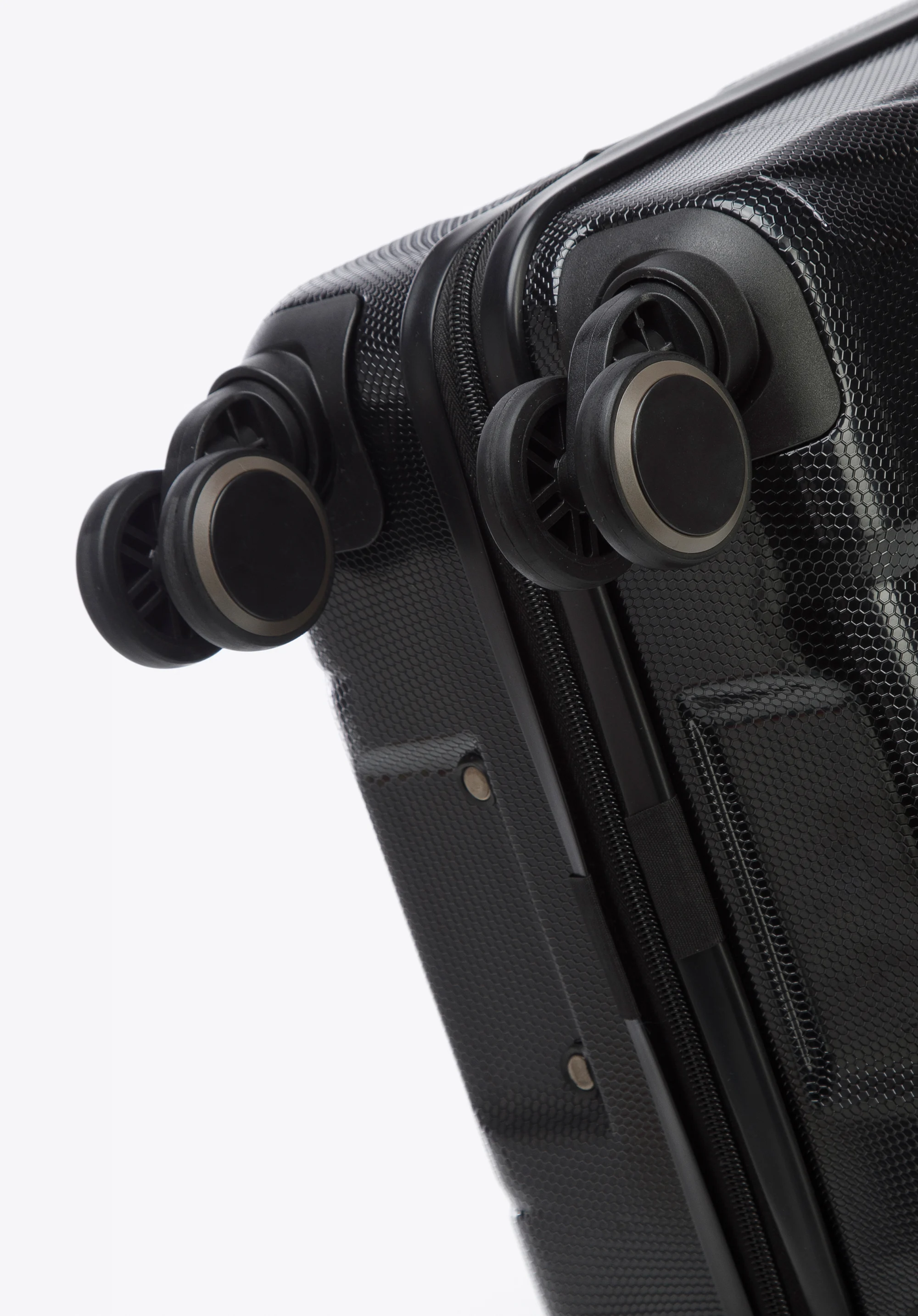 Walizka kabinowa z polikarbonu geometryczna