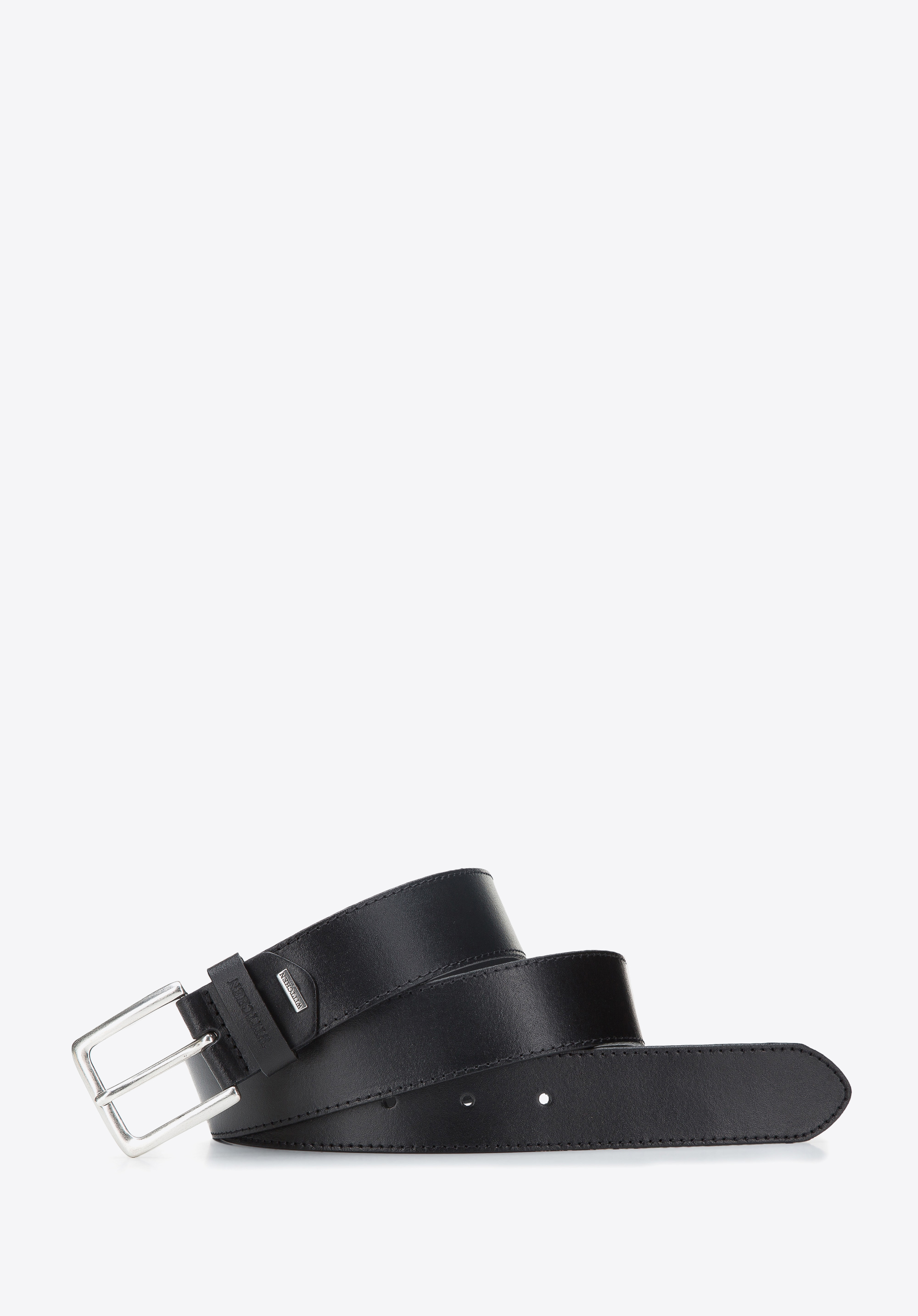 Męski pasek skórzany szeroki klasyczny