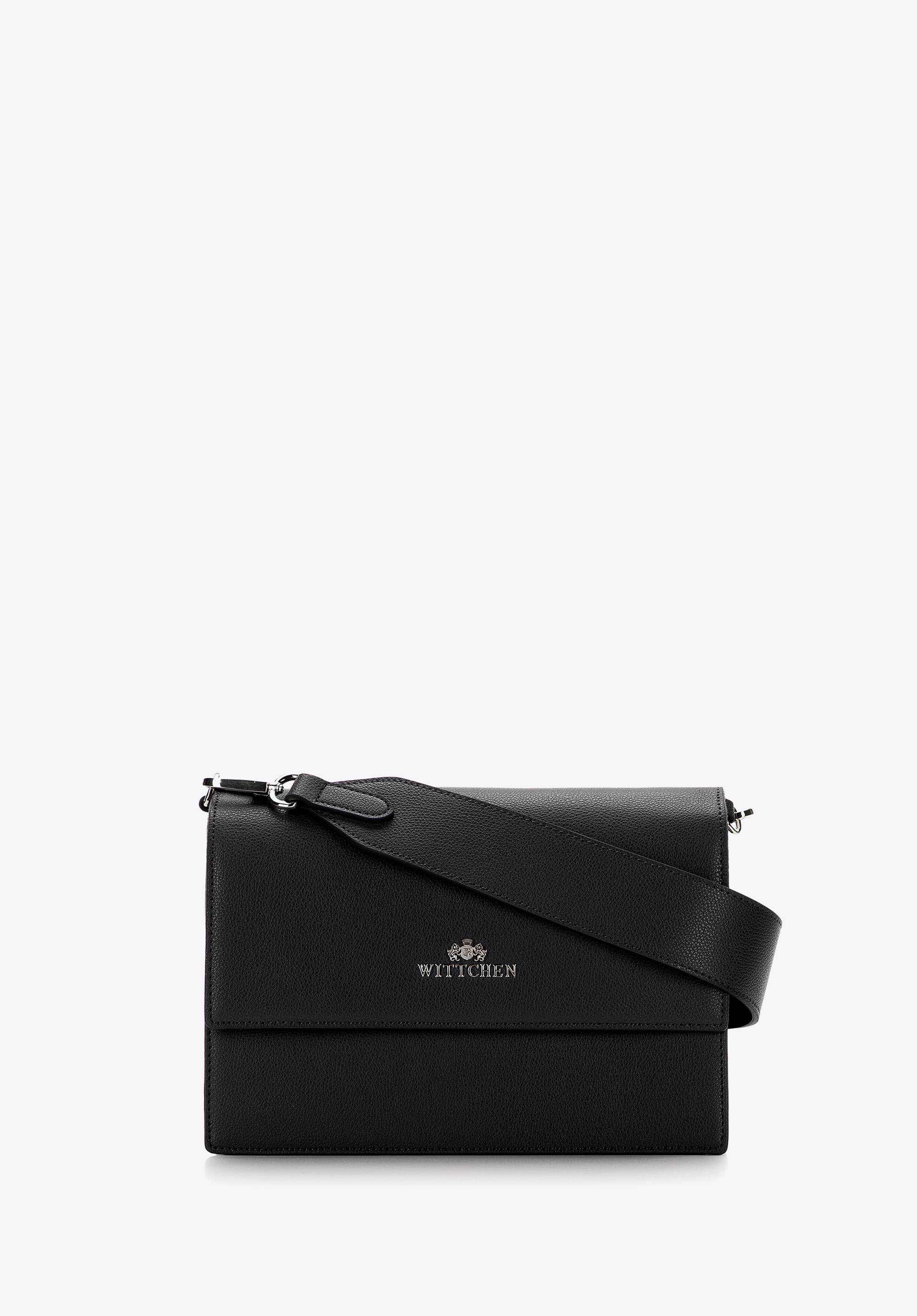 Damska torebka skórzana dwukomorowa klasyczna