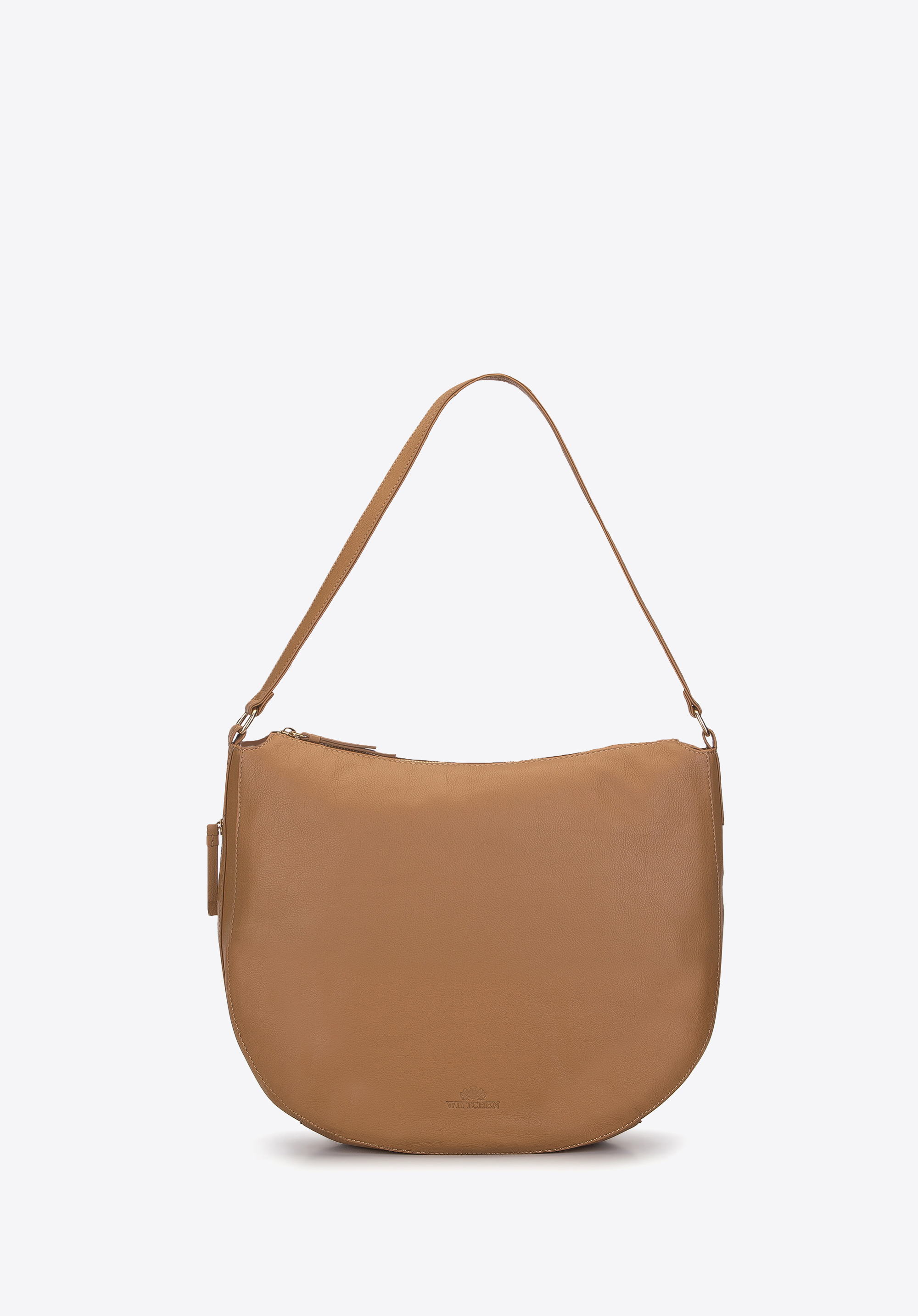 Torba worek ze skóry zaokrąglona duża