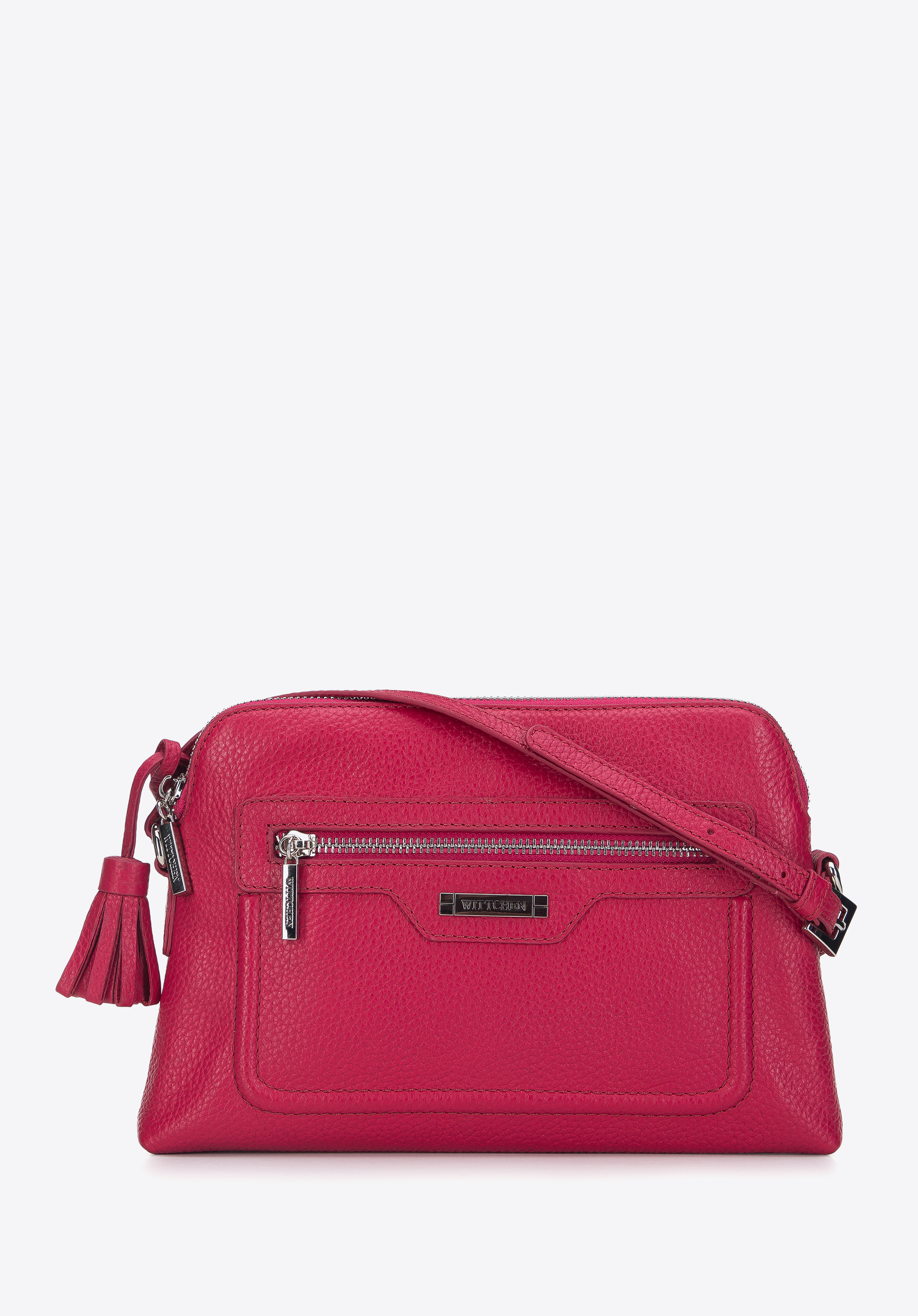 Damska listonoszka skórzana z chwostem