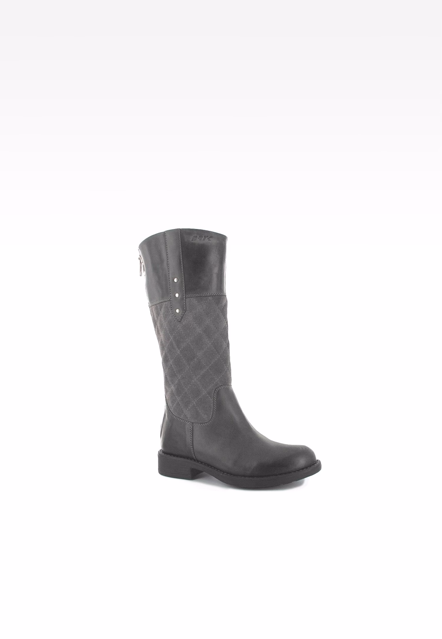 Kozaki ocieplane BARTEK T-57166/24F, dla dziewcząt, szary