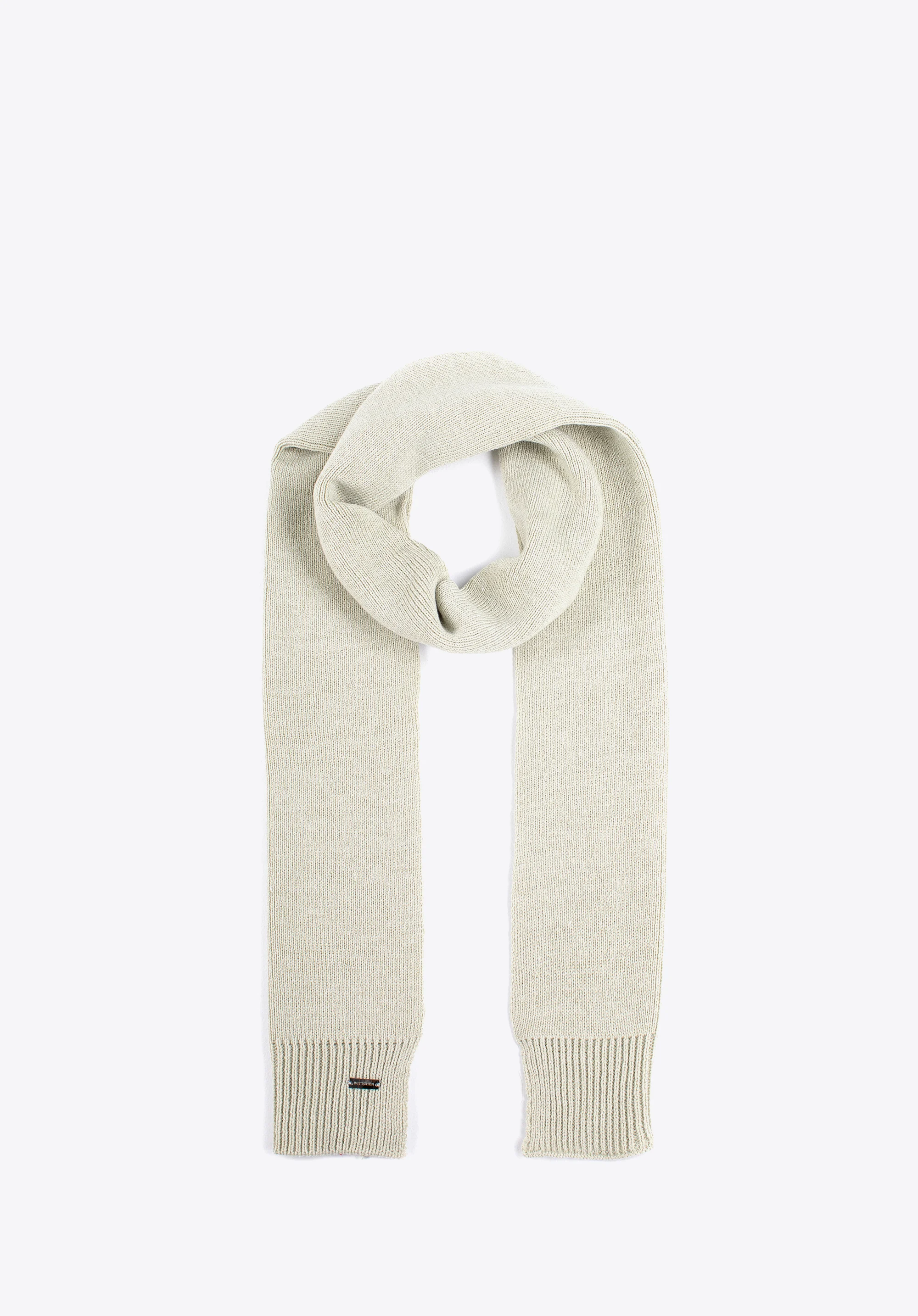 Damski szalik klasyczny ze ściągaczem