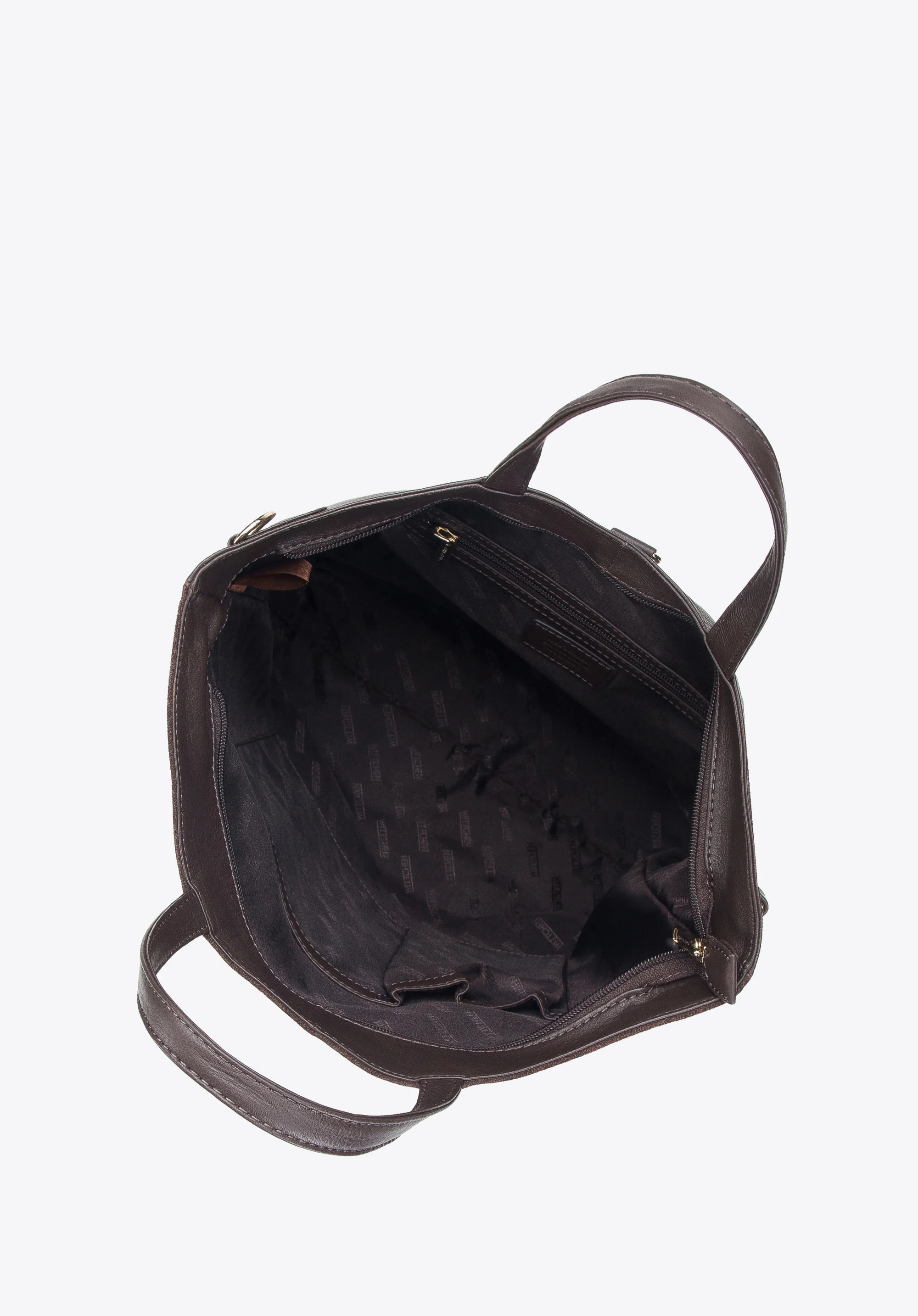 Torebka shopperka skórzana z funkcją plecaka