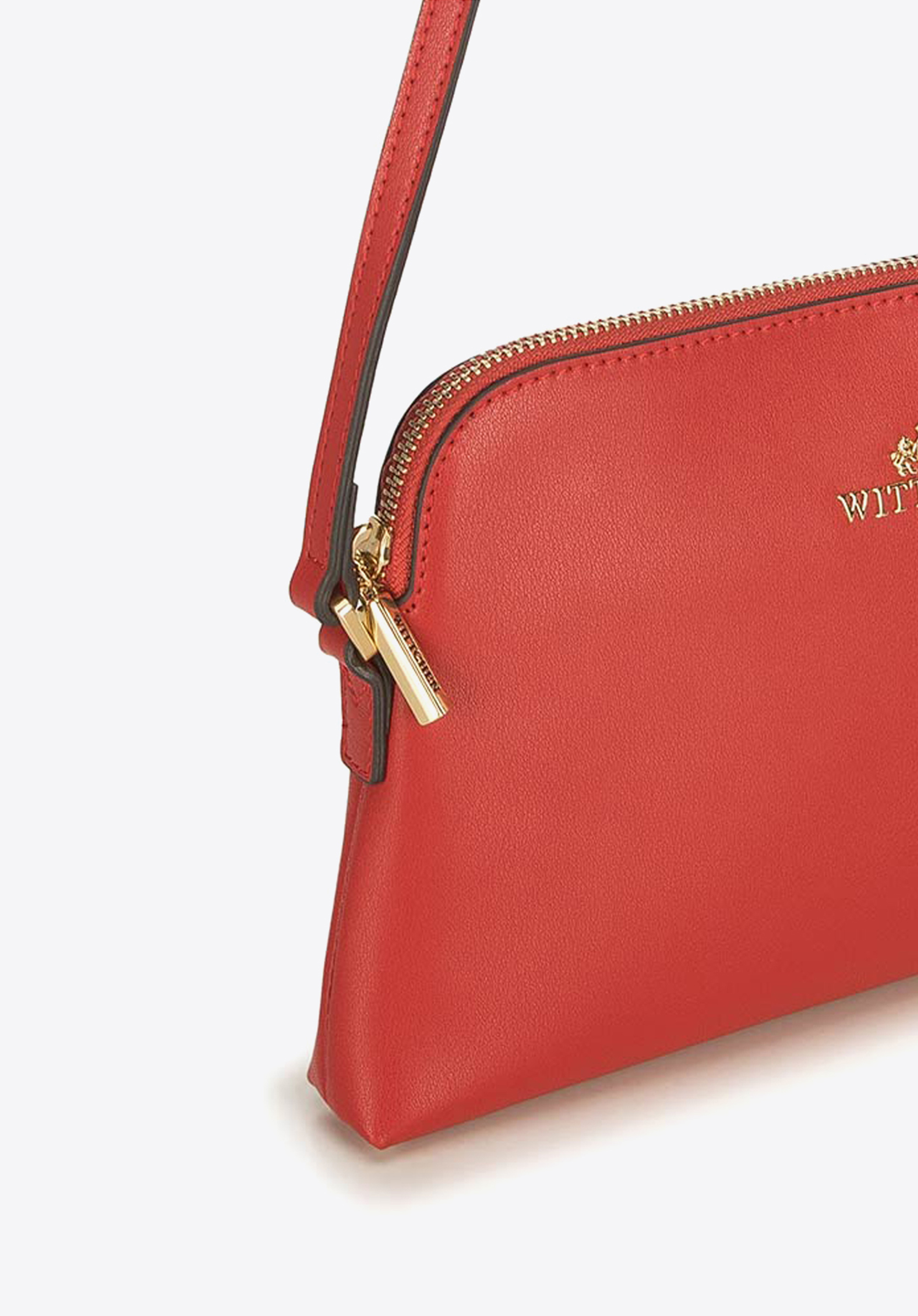 Damska listonoszka skórzana trapezowa