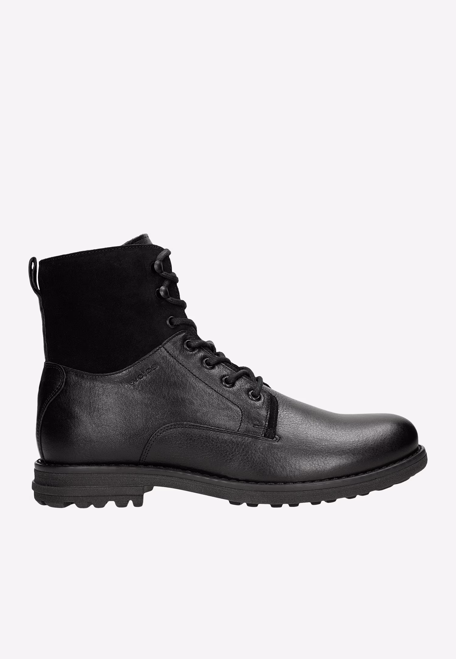 Brązowe trzewiki męskie w stylu miejskim