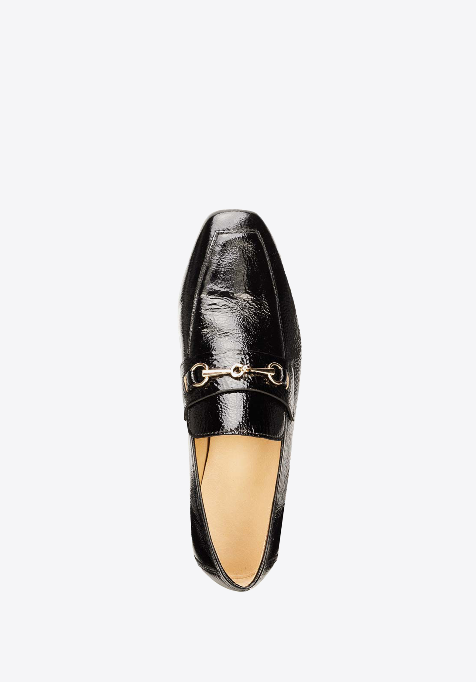 Damskie mokasyny skórzane z wędzidłem