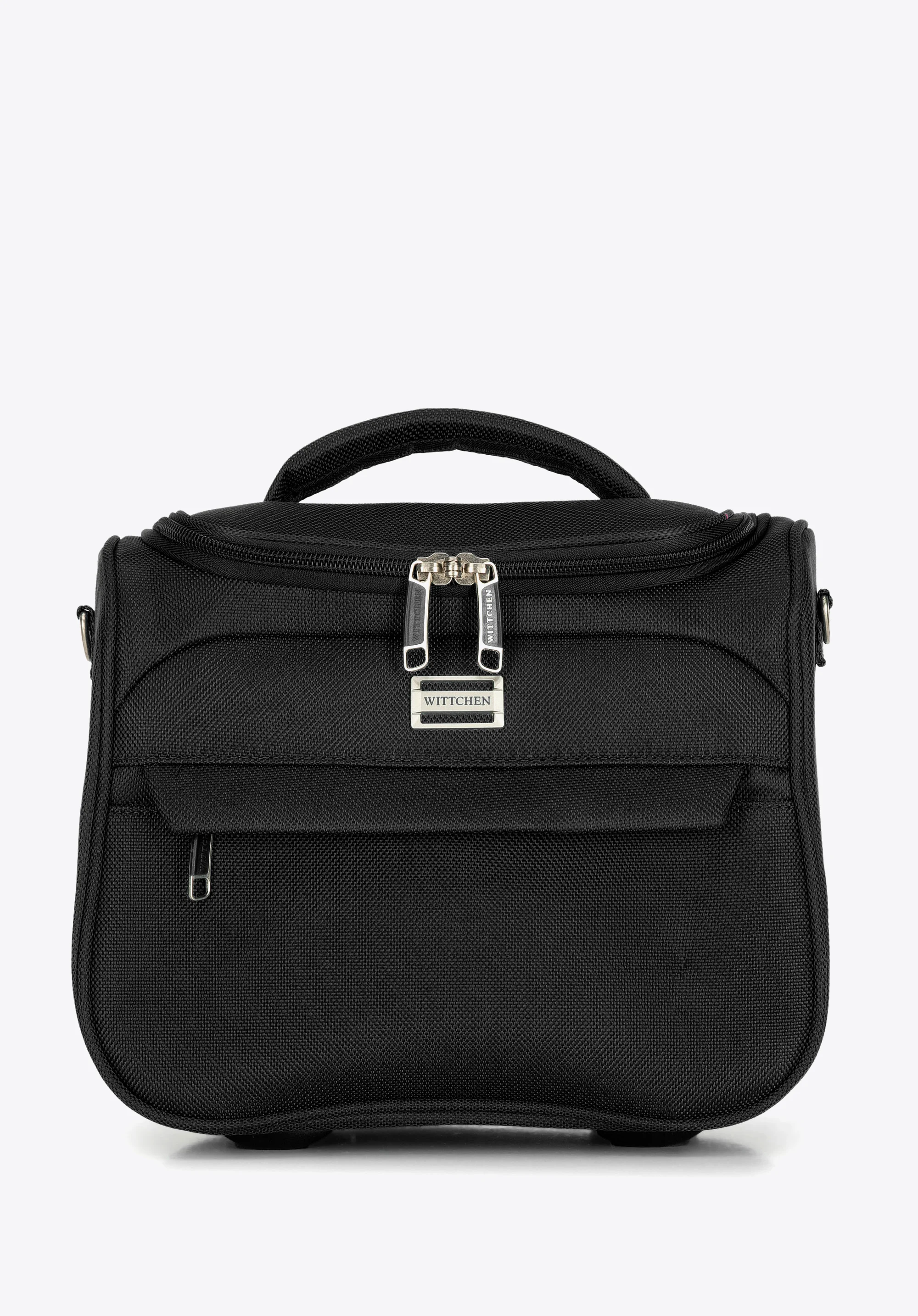 Mała walizka miękka jednokolorowa