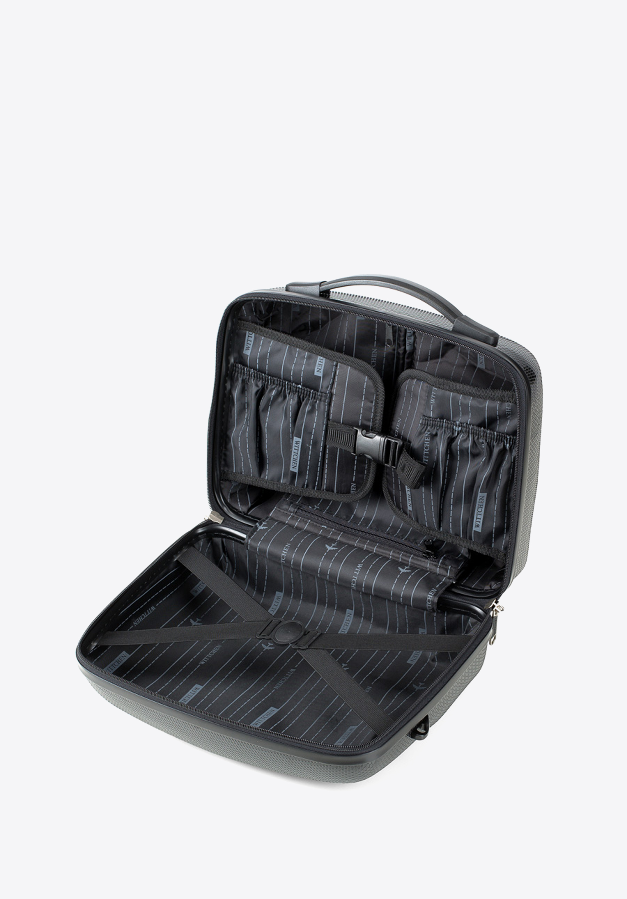 Kosmetyczka podróżna z polikarbonu jednokolorowa