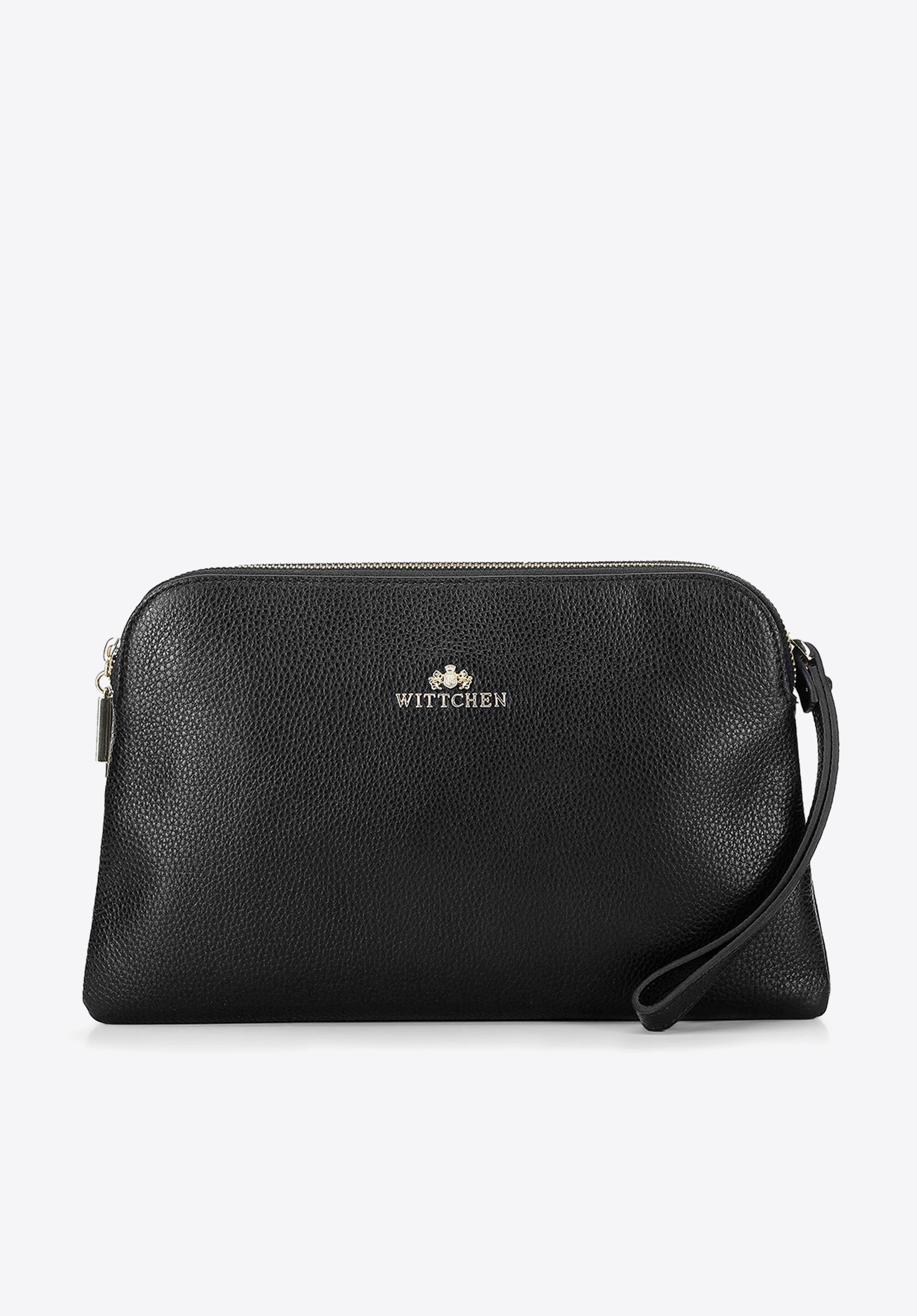 Damska listonoszka ze skóry trapezowa mała