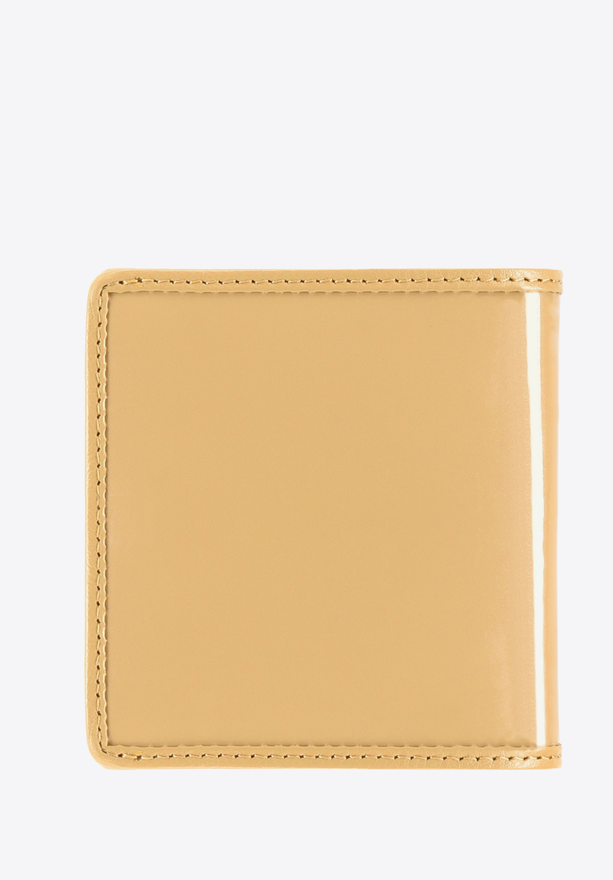 Damski portfel ze skóry lakierowany mały