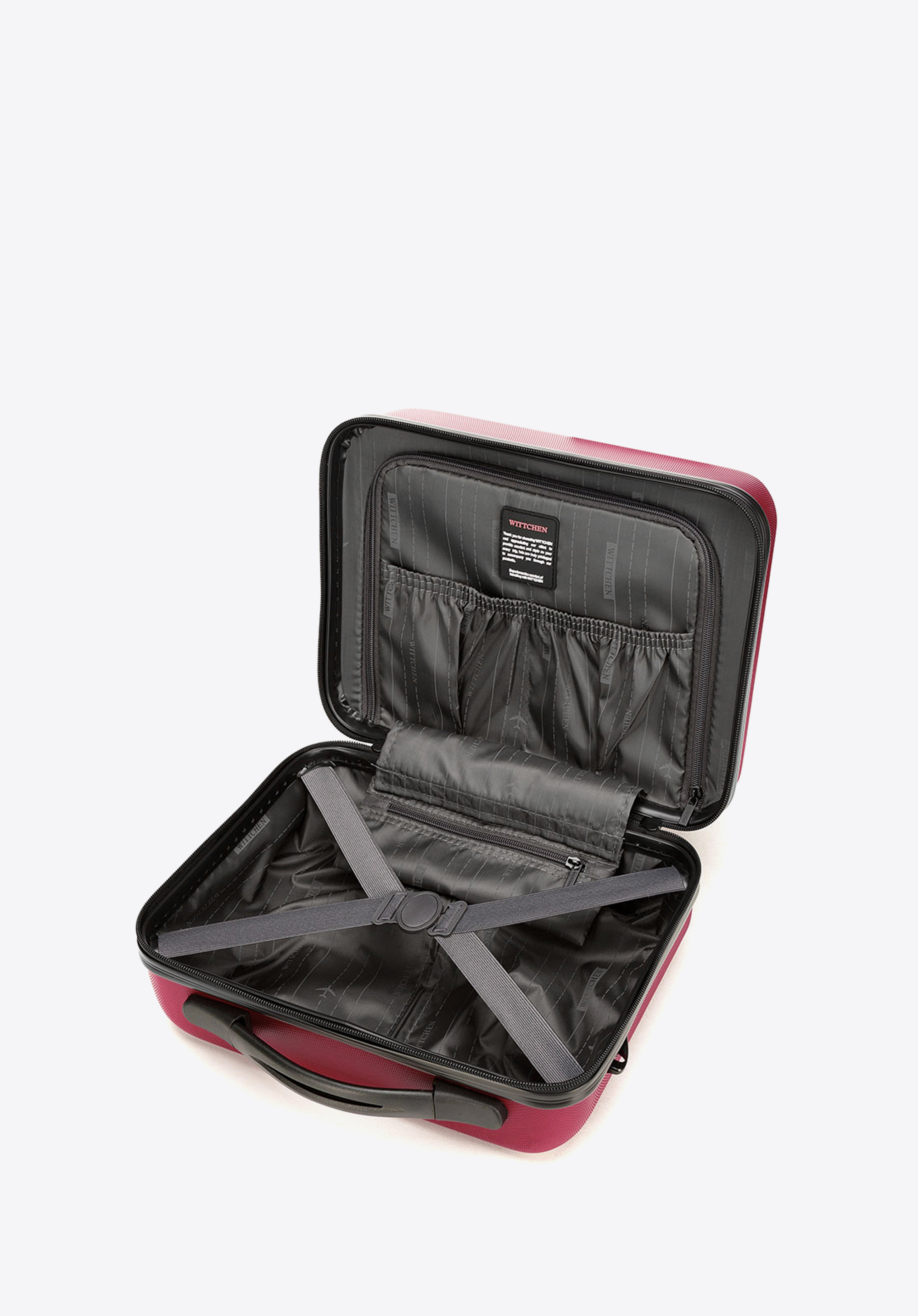 Walizka kabinowa z ABS-u żłobiona