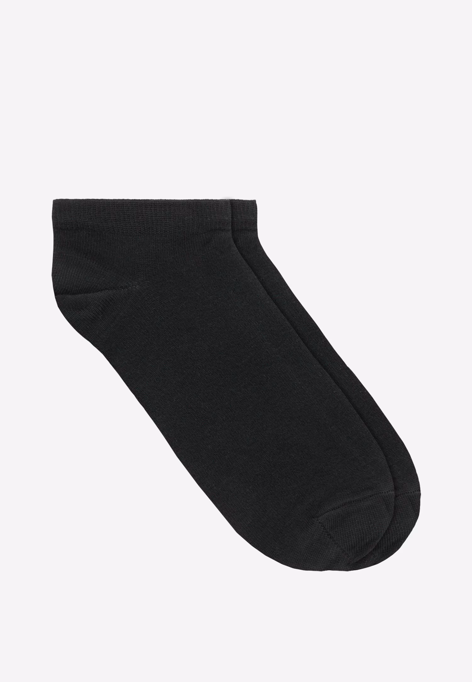 Czarne męskie stopki z włókna bambusowego 2 pary