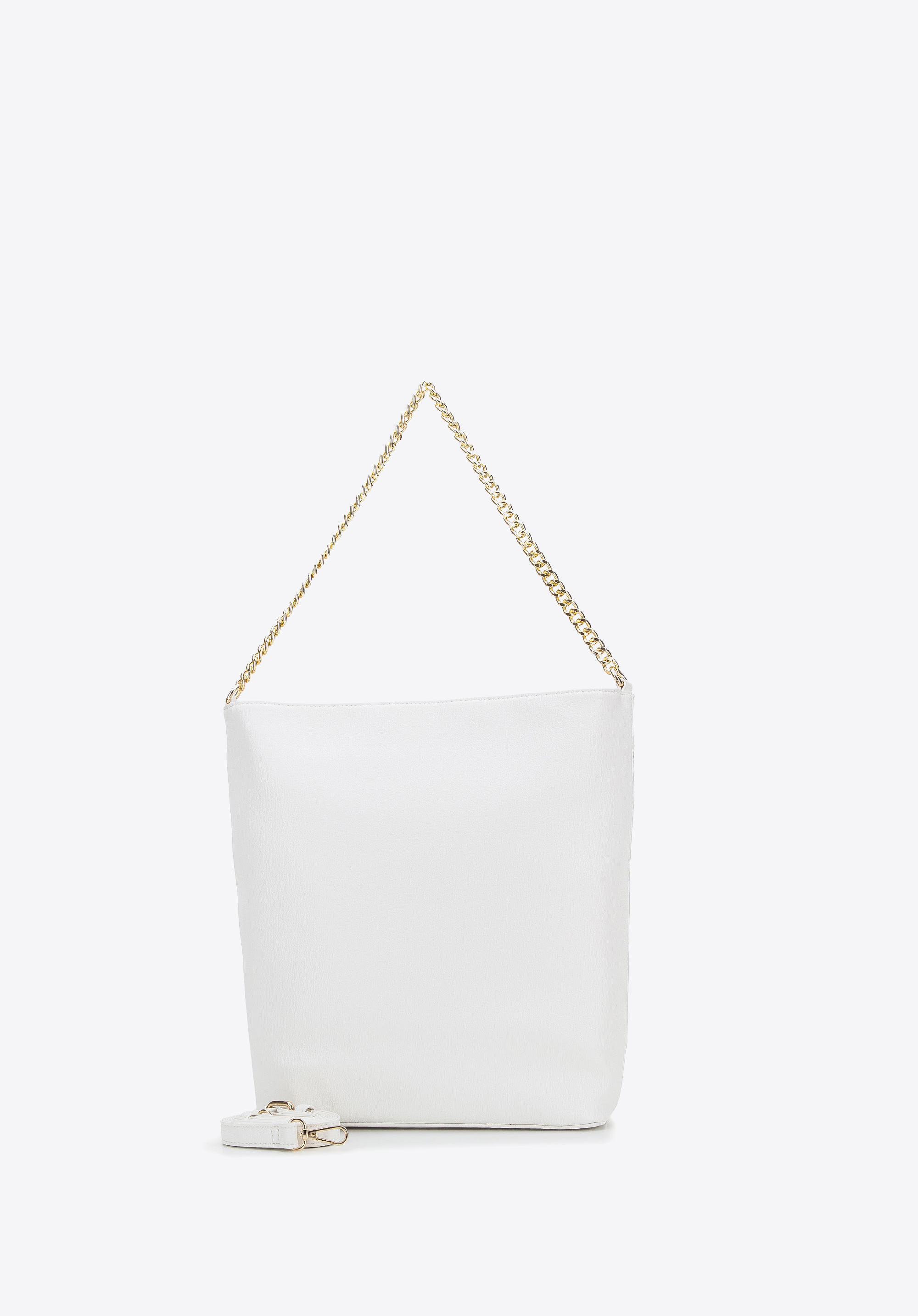 Torebka worek z plecionką na łańcuszku