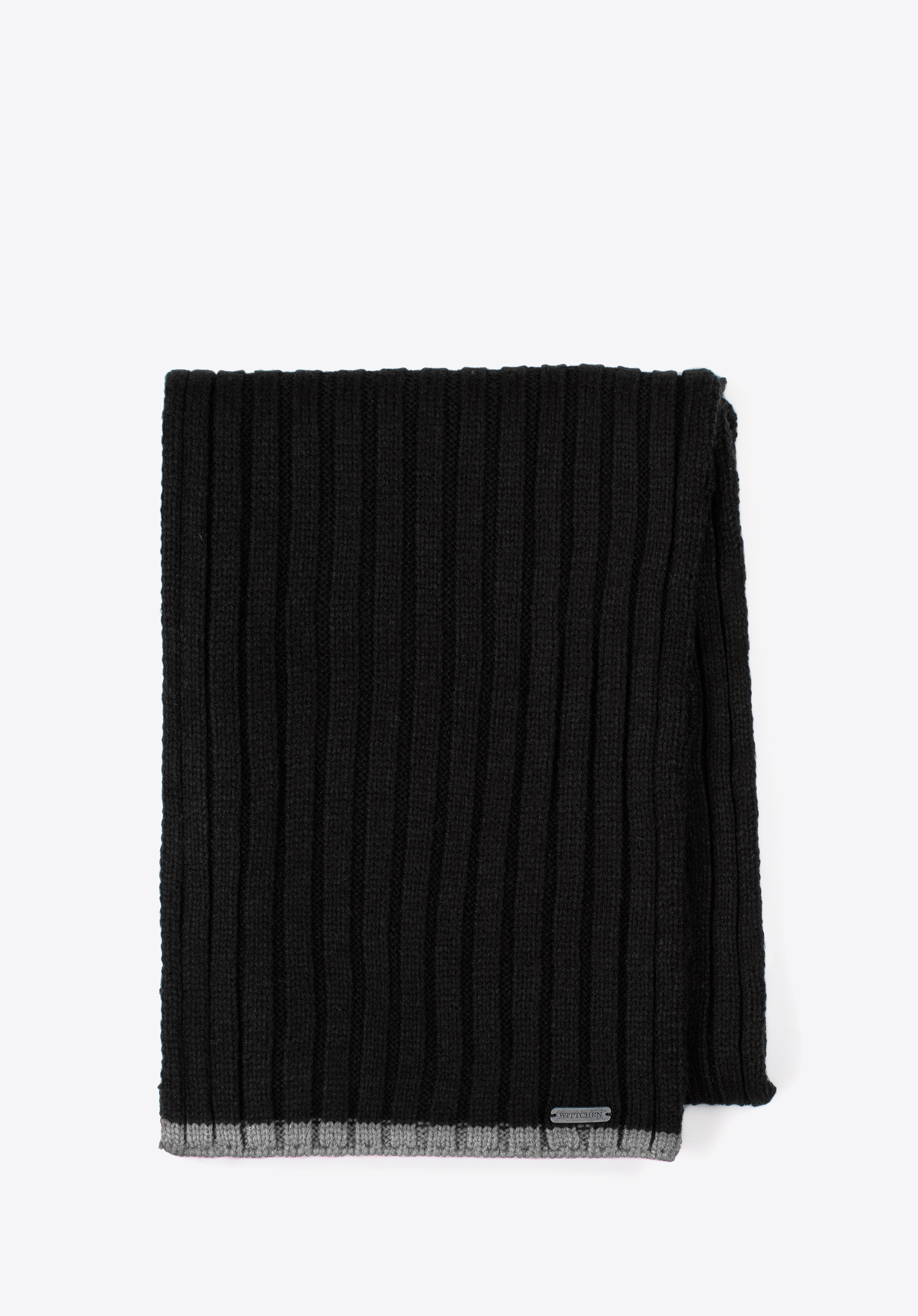 Męski komplet zimowy z kolorowym paskiem