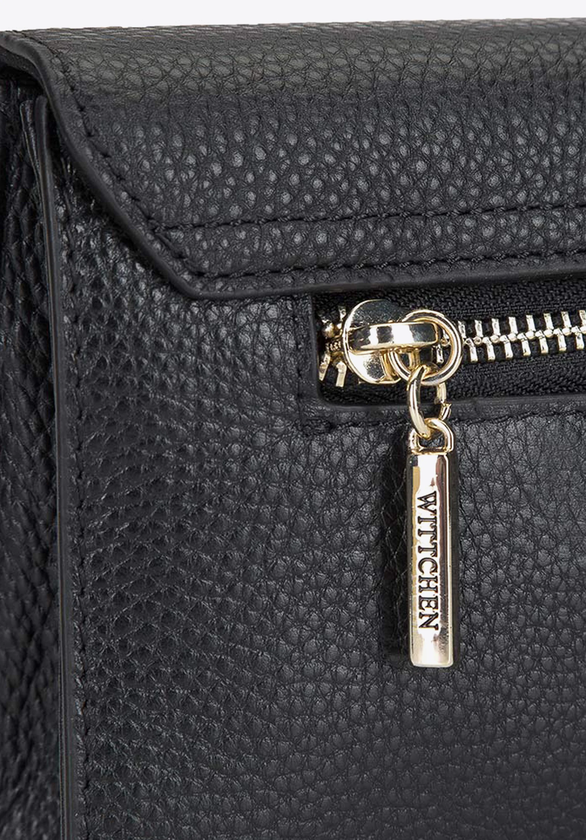 Kopertówka skórzana minimalistyczna