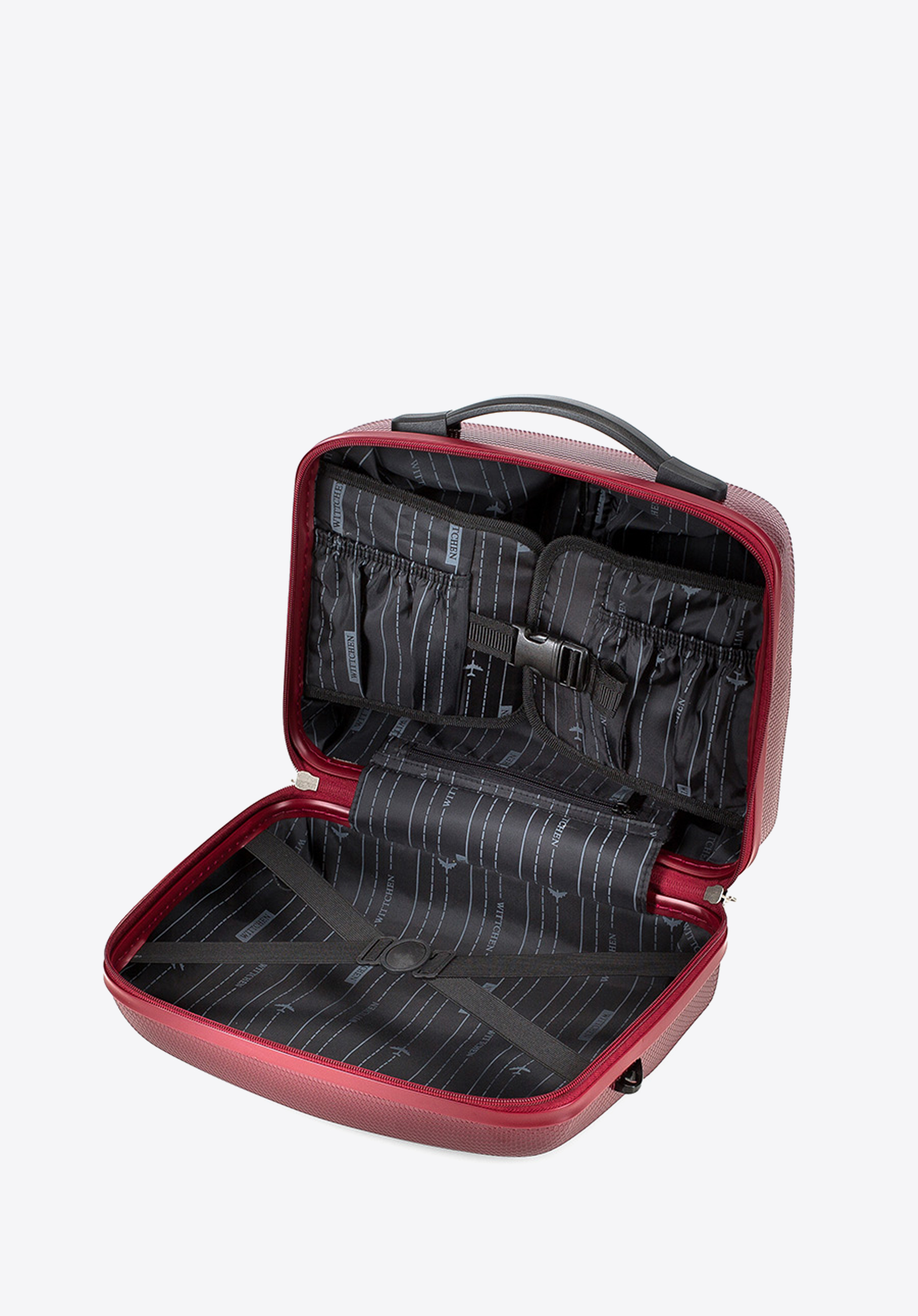 Kosmetyczka podróżna z polikarbonu jednokolorowa