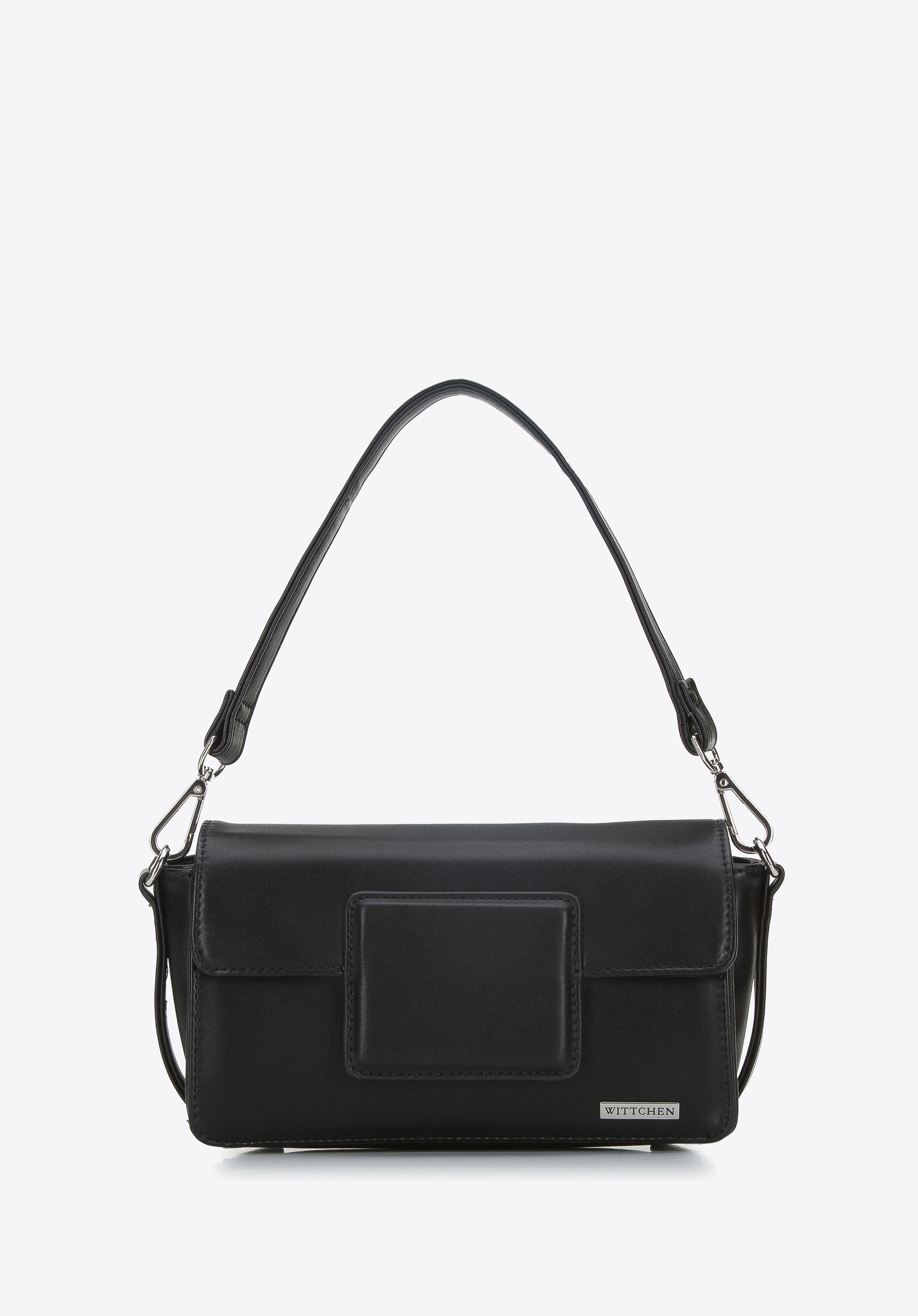 Damska torebka z geometrycznym zapięciem